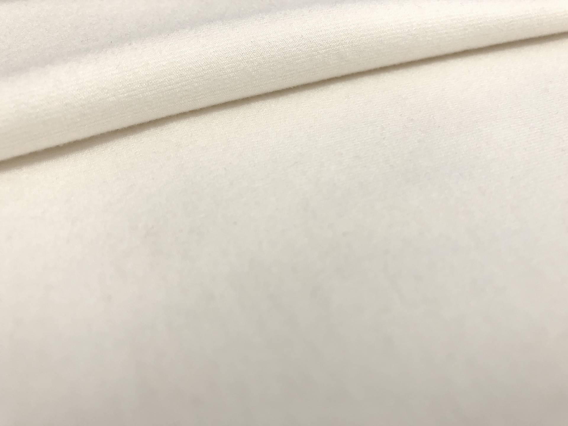 Anti-Pill Viscose Jersey in Off White