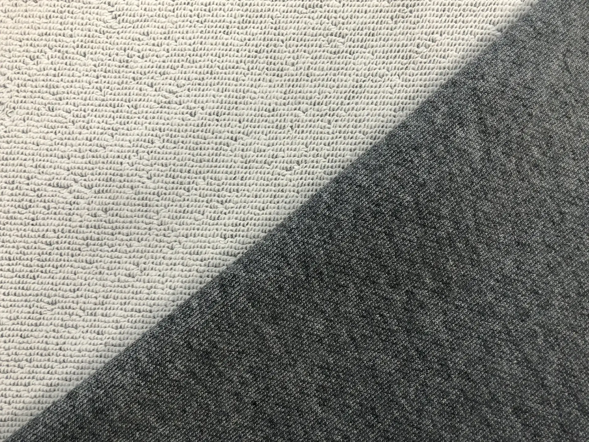 11 oz Japanese French Terry Knit in Dark Heather Grey