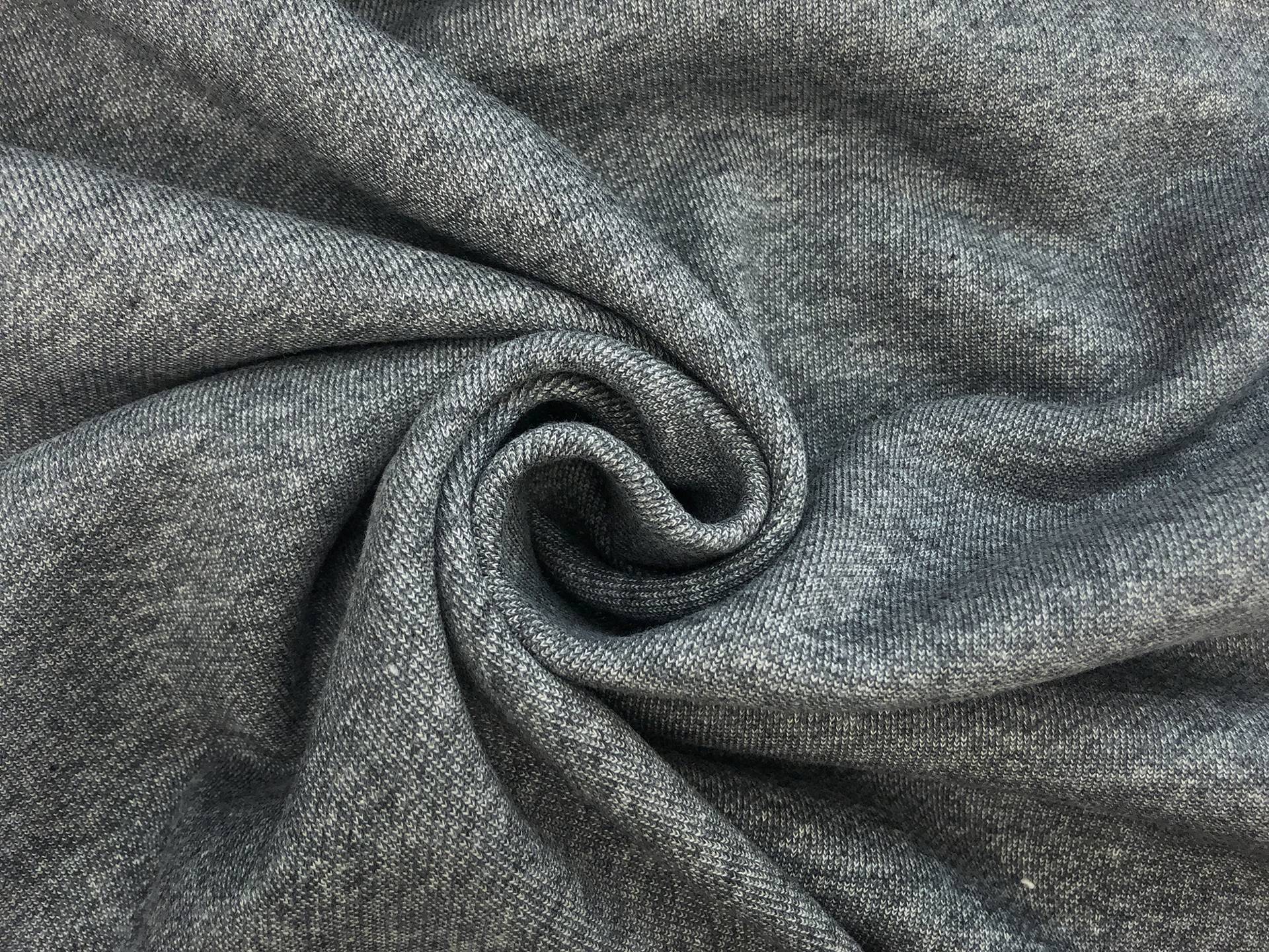 11 oz Japanese French Terry Knit in Dark Heather Grey