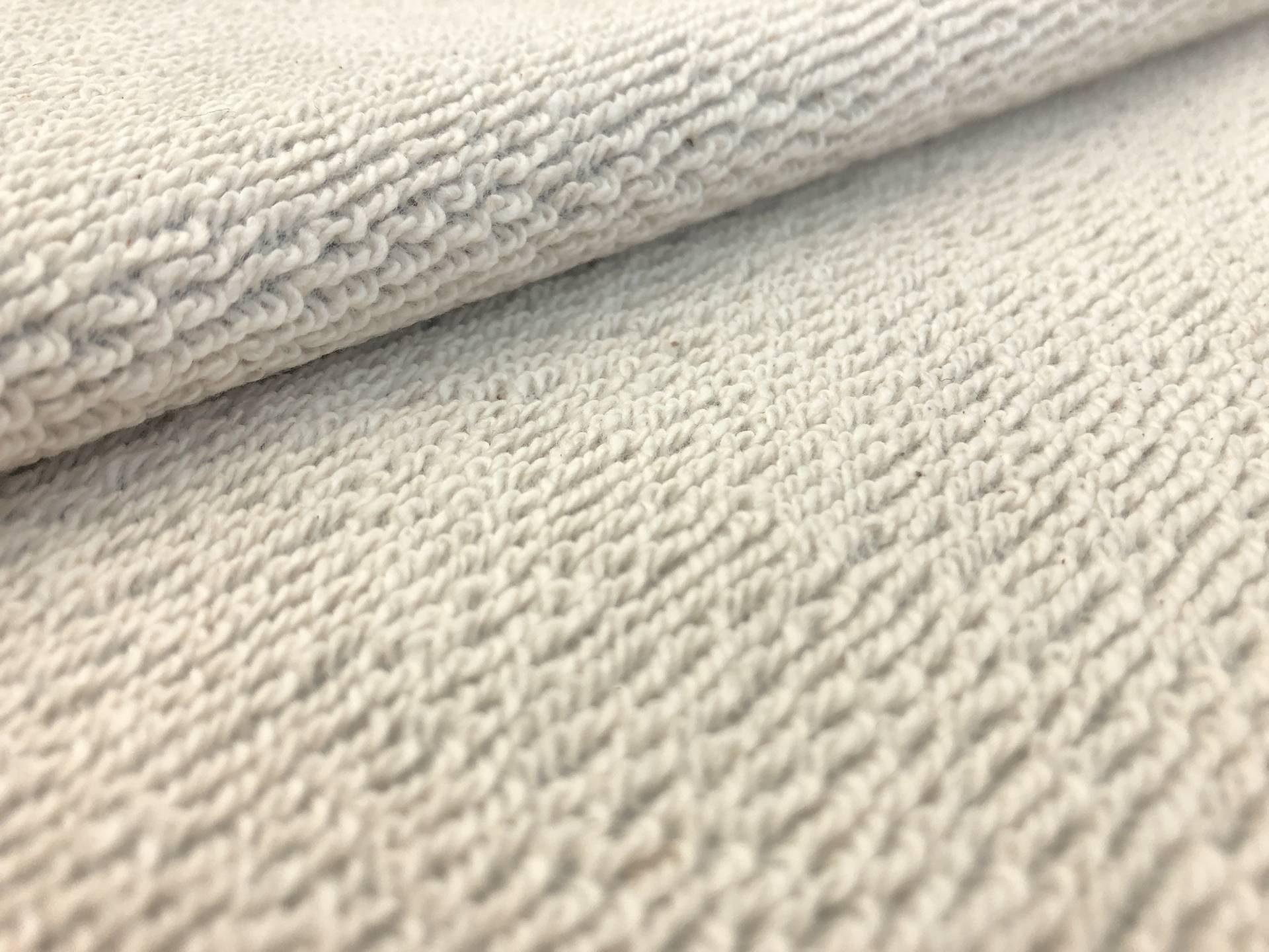 11 oz Japanese French Terry Knit in Light Heather Grey