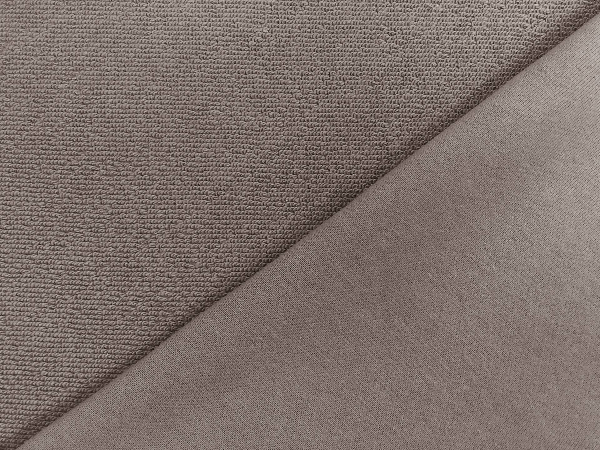 11oz French Terry Knit in Dark Taupe
