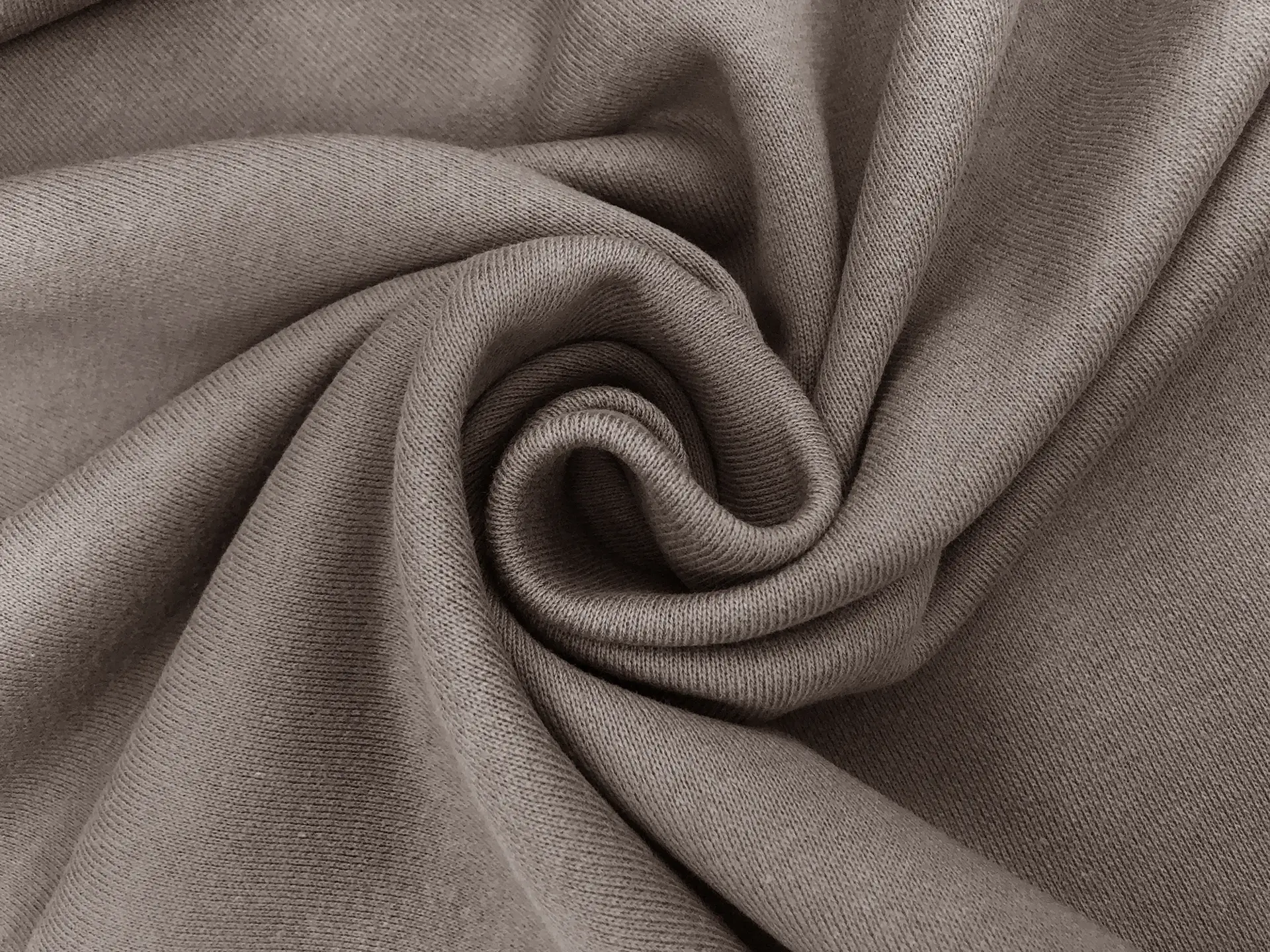 11oz French Terry Knit in Dark Taupe