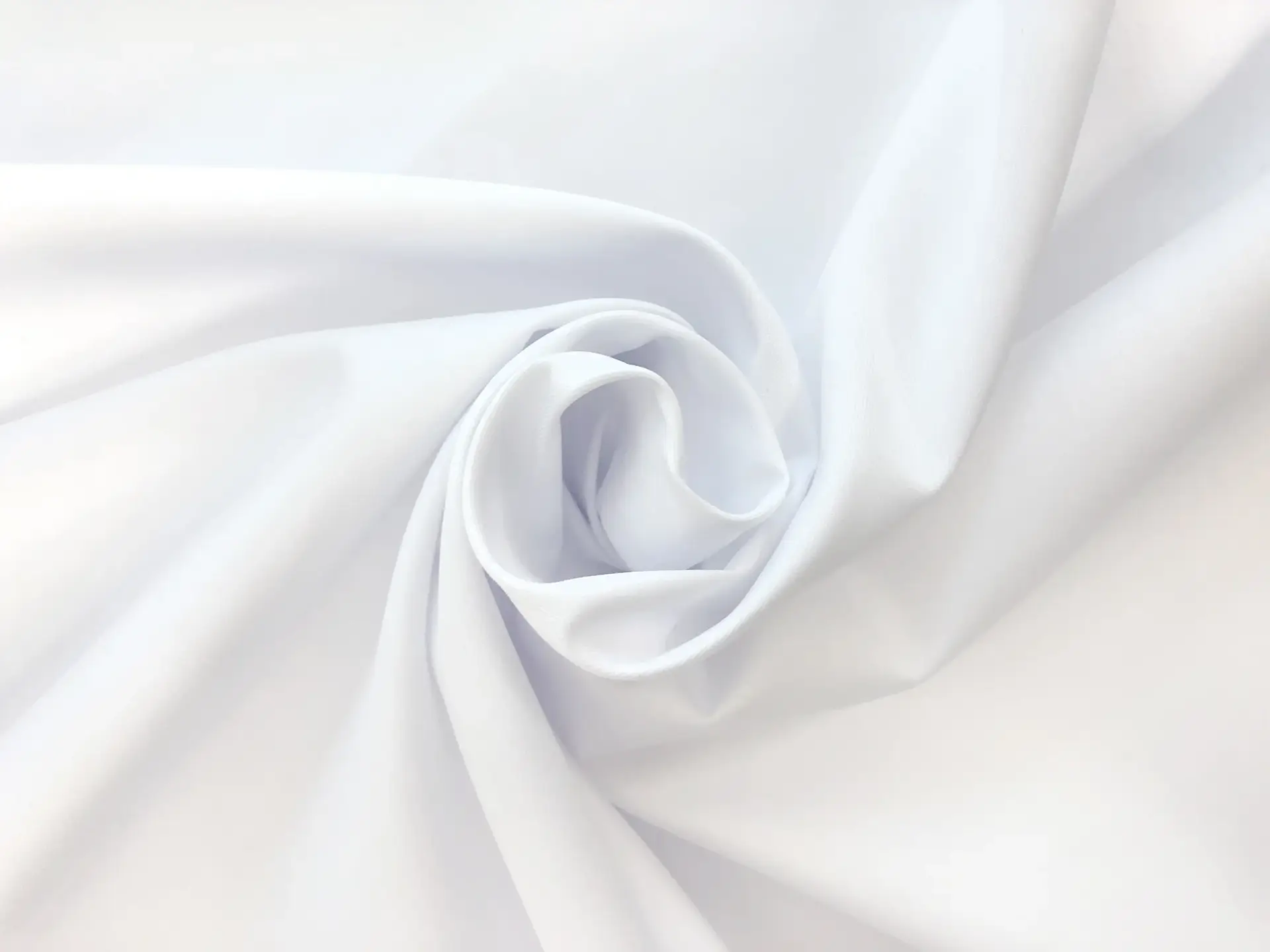 "Spill-Repellent" Superfine Twill Shirting in White