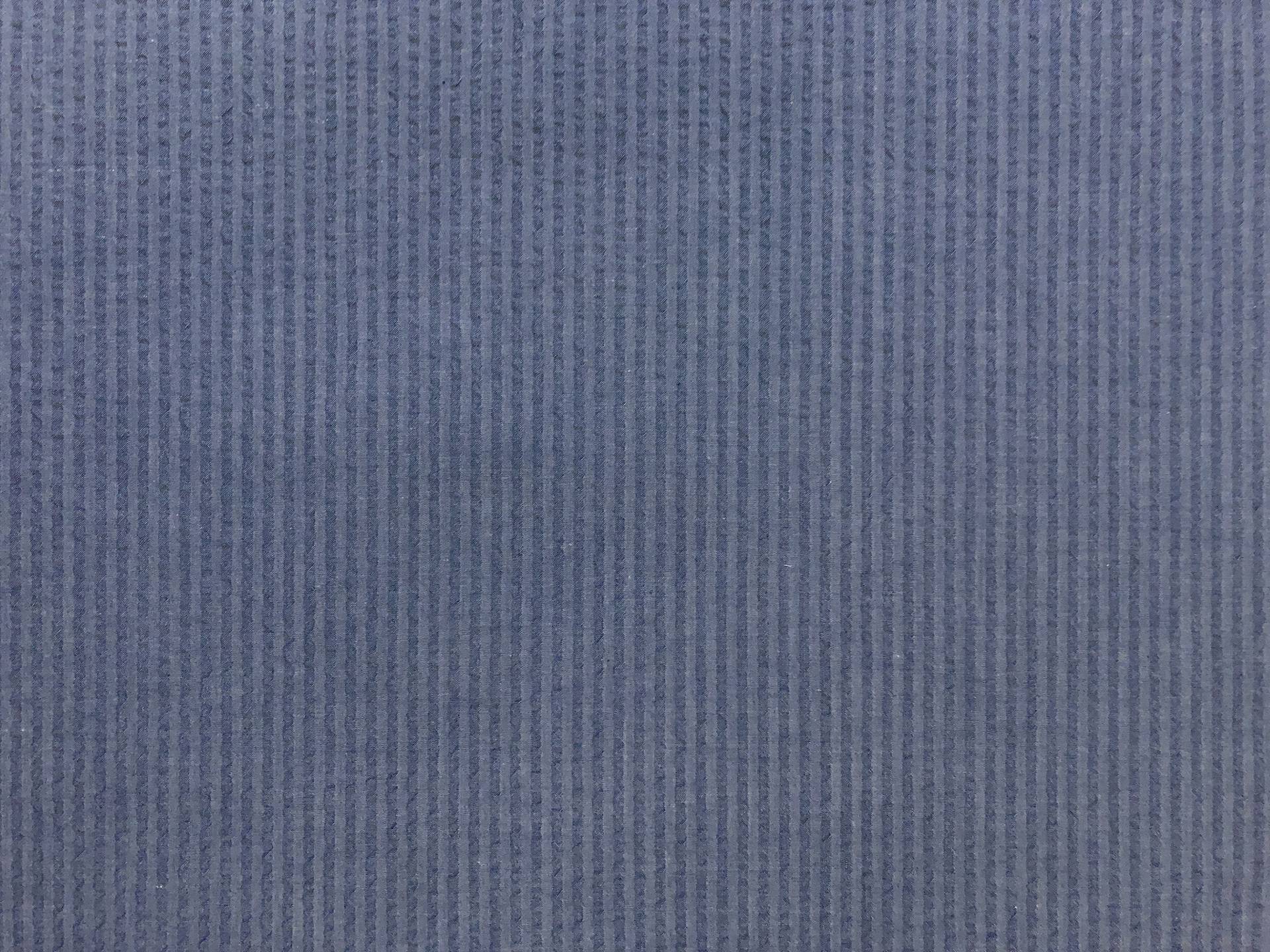Cotton Seersucker in Denim