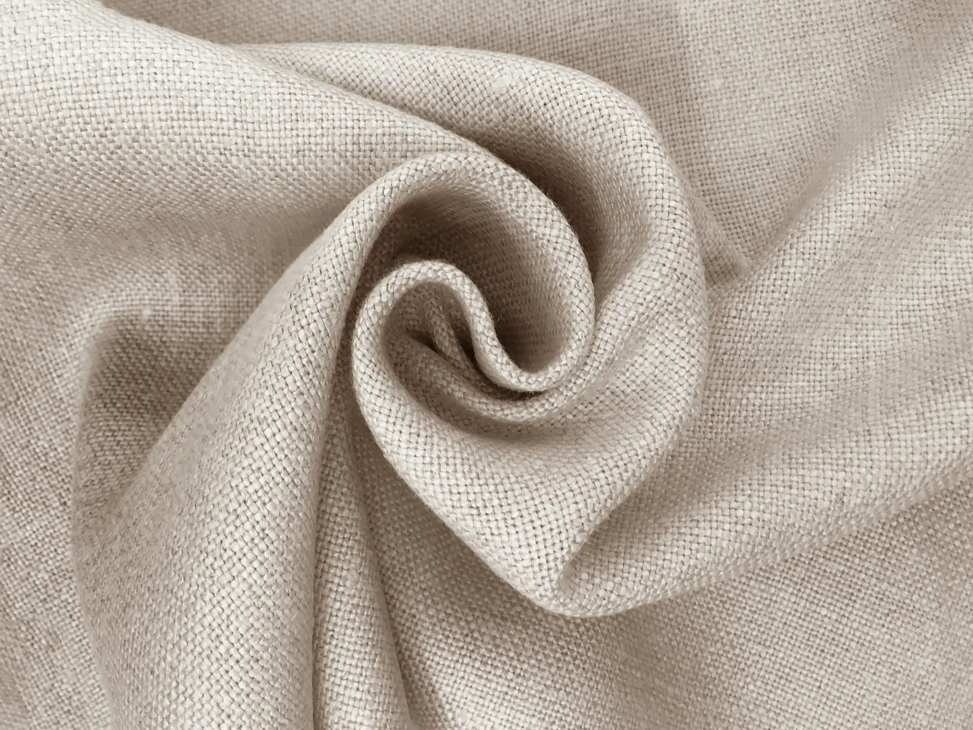 Belgian Sanforized Upholstery Linen in Natural