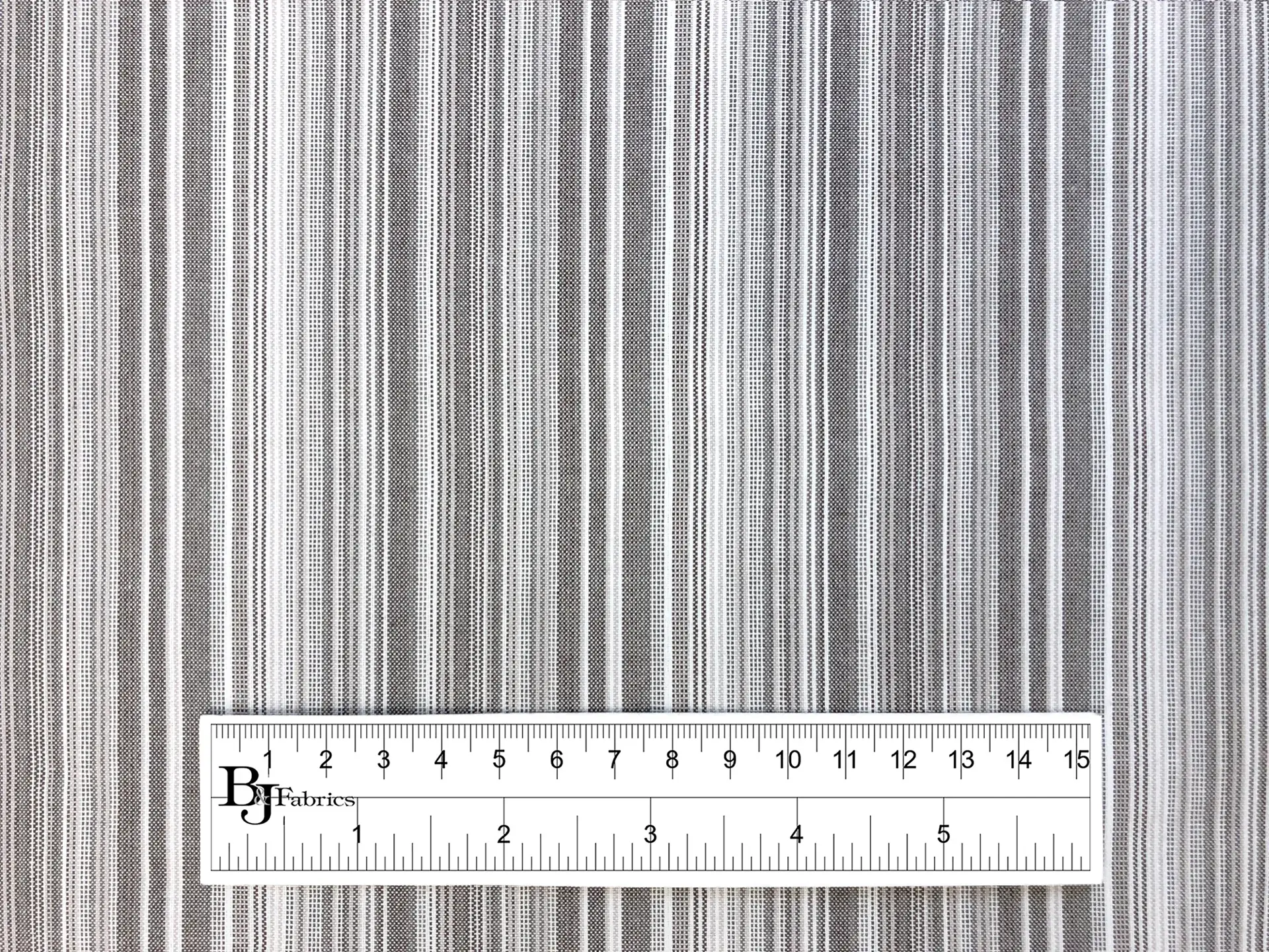 Cotton Multi Track Stripes Shirting in Capuccino