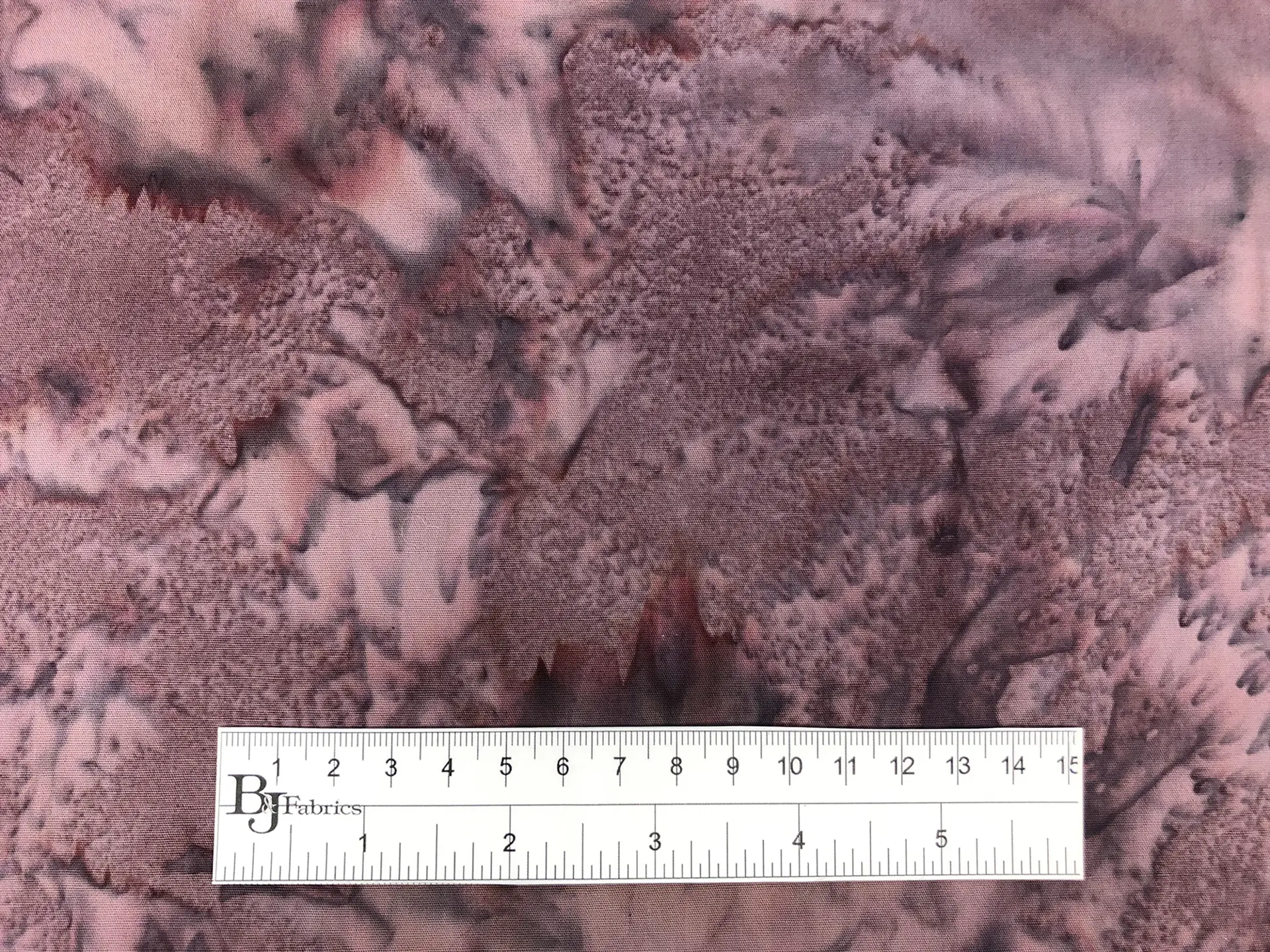 Cotton Batik in Dark Mauve