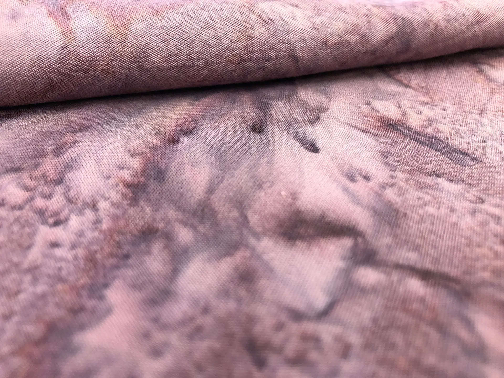 Cotton Batik in Dark Mauve