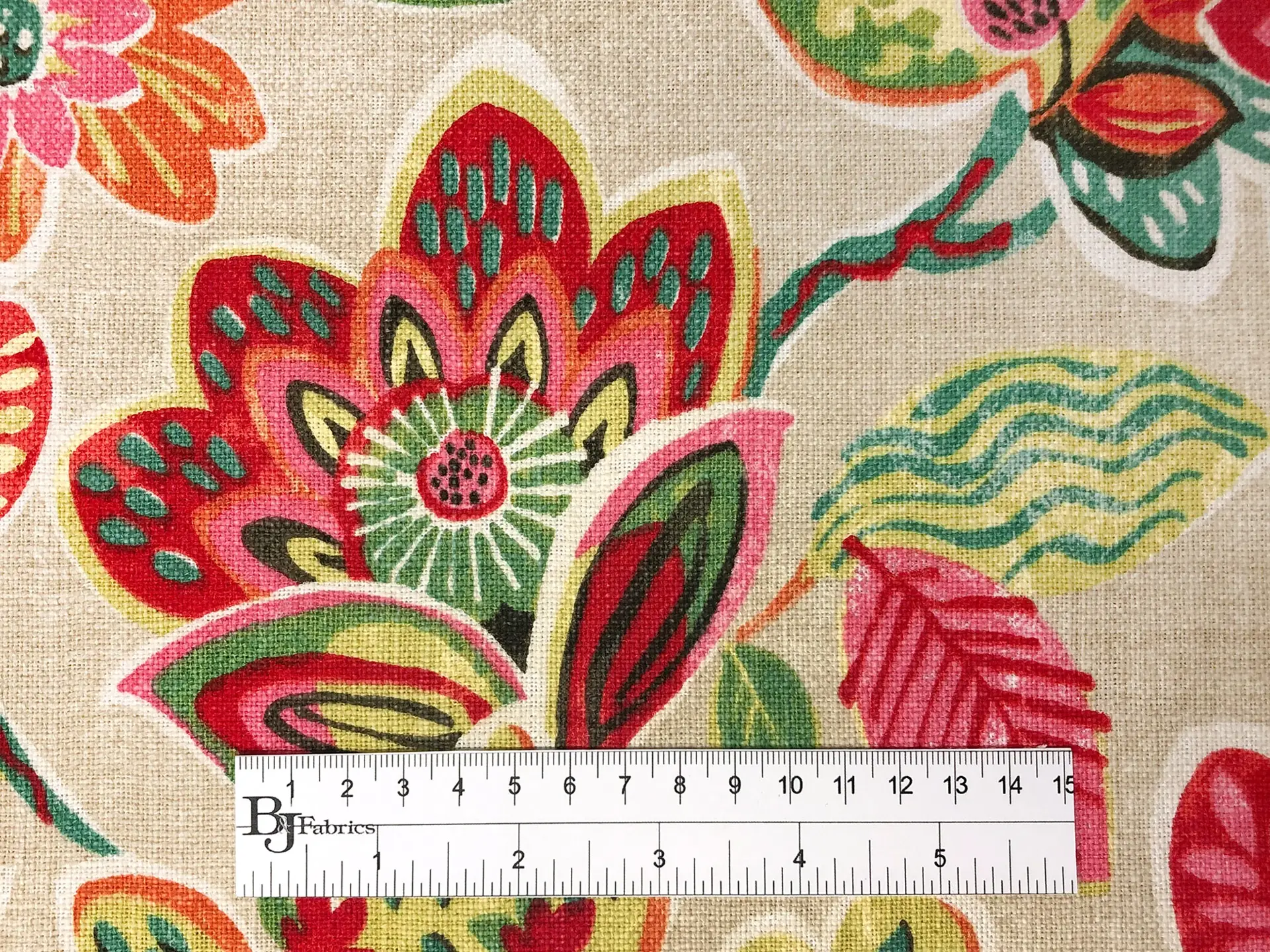 Cotton Upholstery Floral Print in Summer