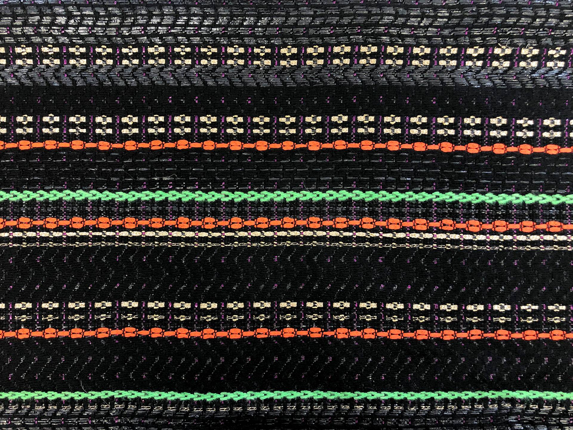 Italian Cotton Blend Metallic Tweed