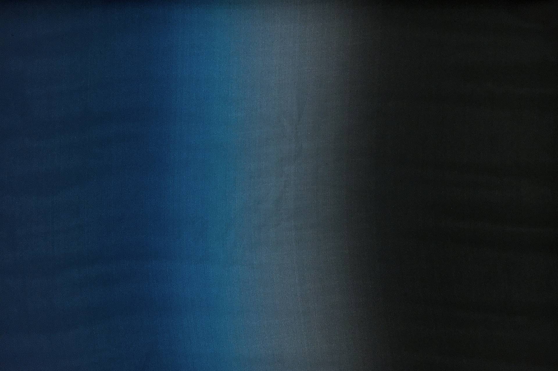 Ombré Silk Satin Organza in Navy Blue 
