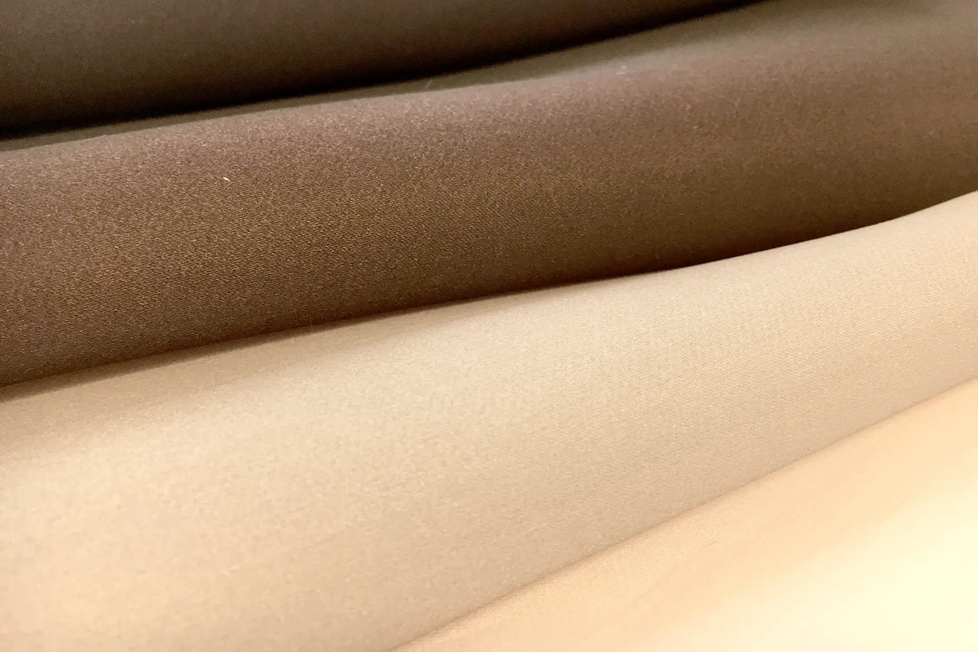 Ombre Silk Satin Organza in Peach
