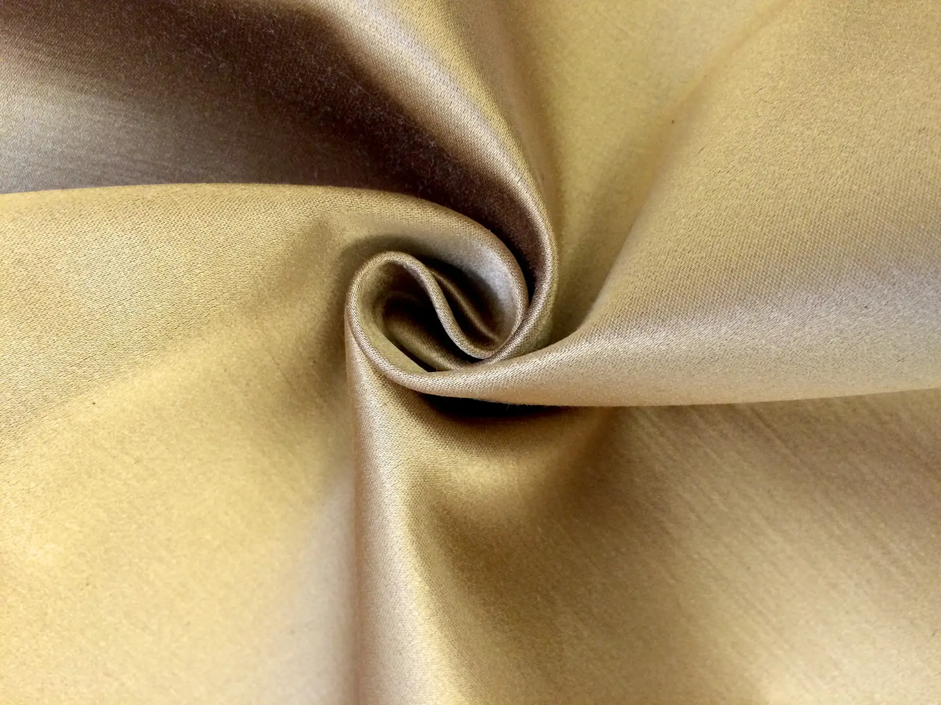 Silk Double Face Duchess Satin in Royal Blue and Gold