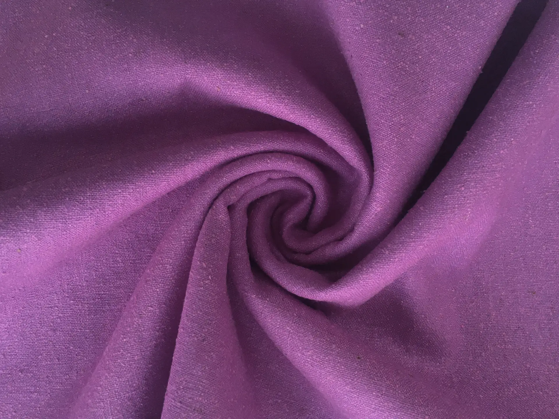 Silk Noil in Purple