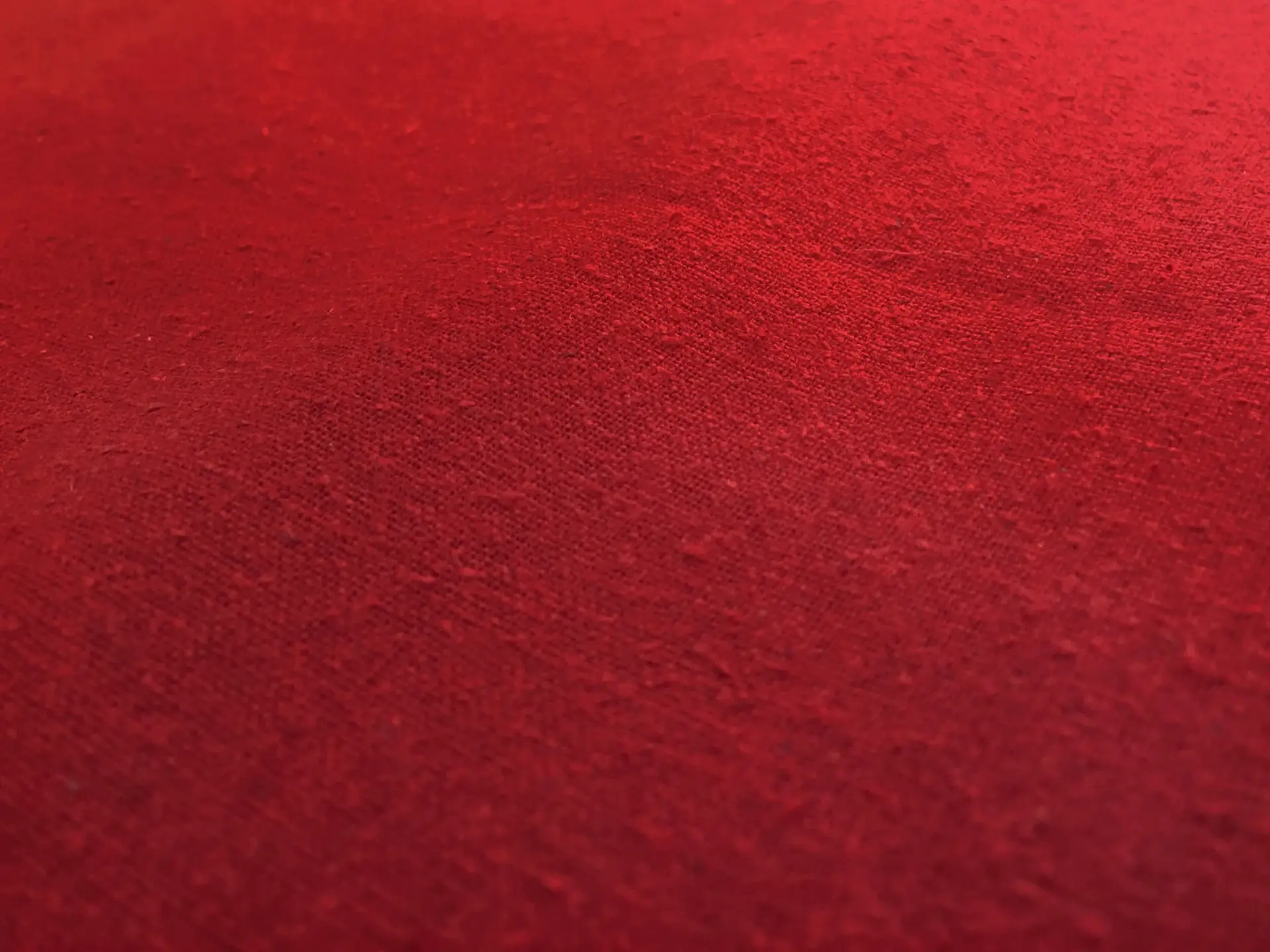 Silk Noil in Red