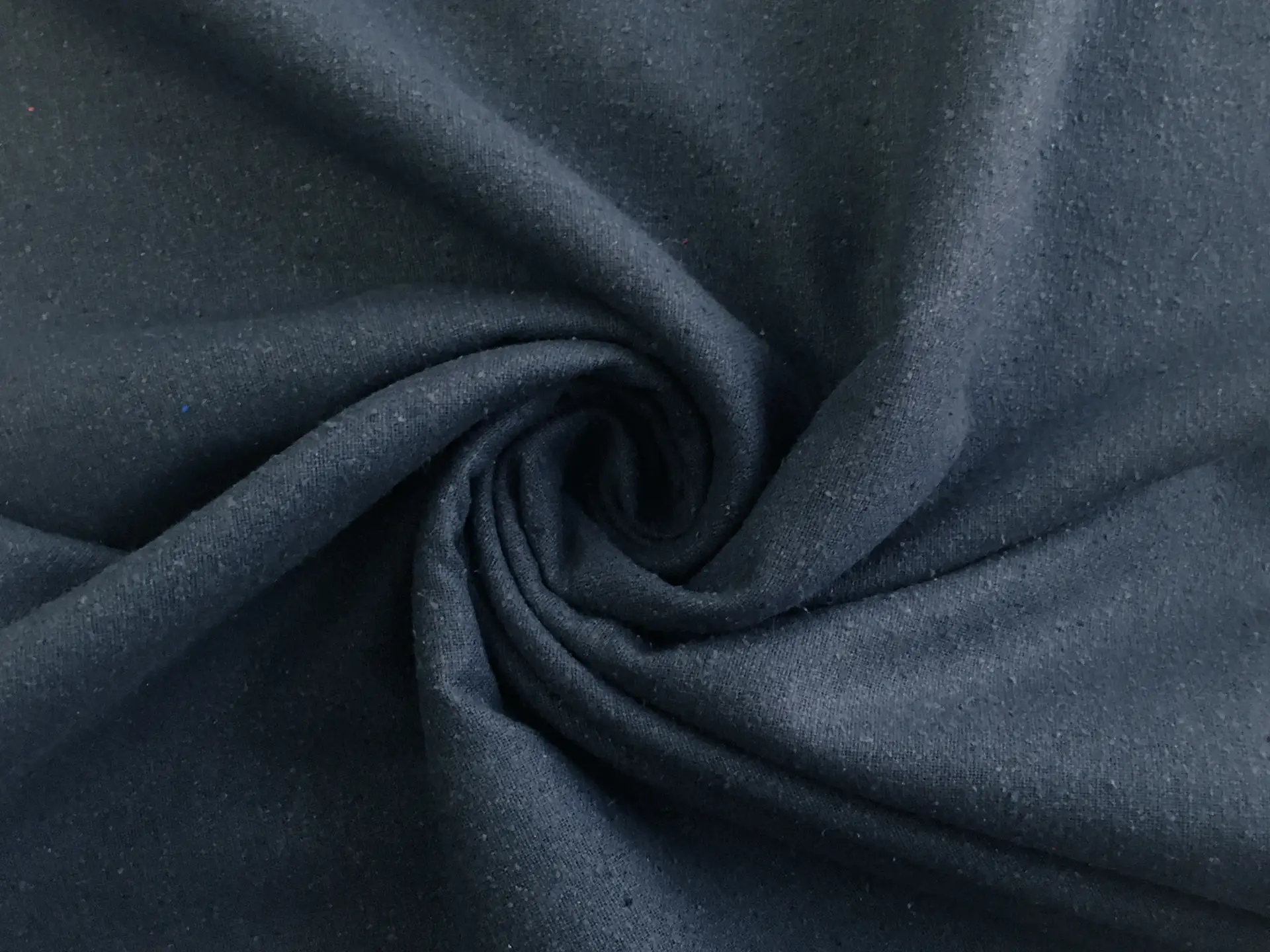 Silk Noil in Ash Blue