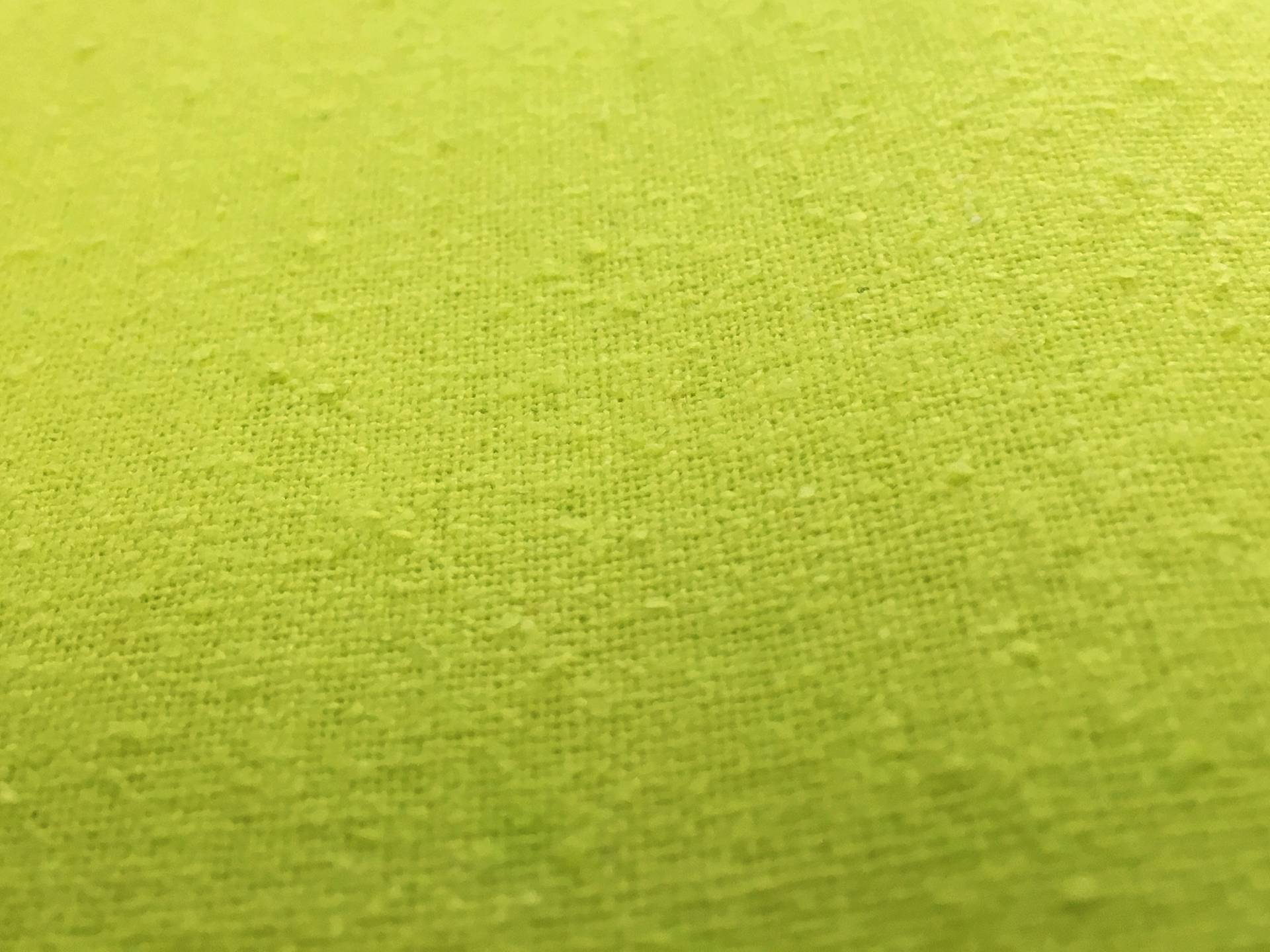 Silk Noil in Neon Yellow