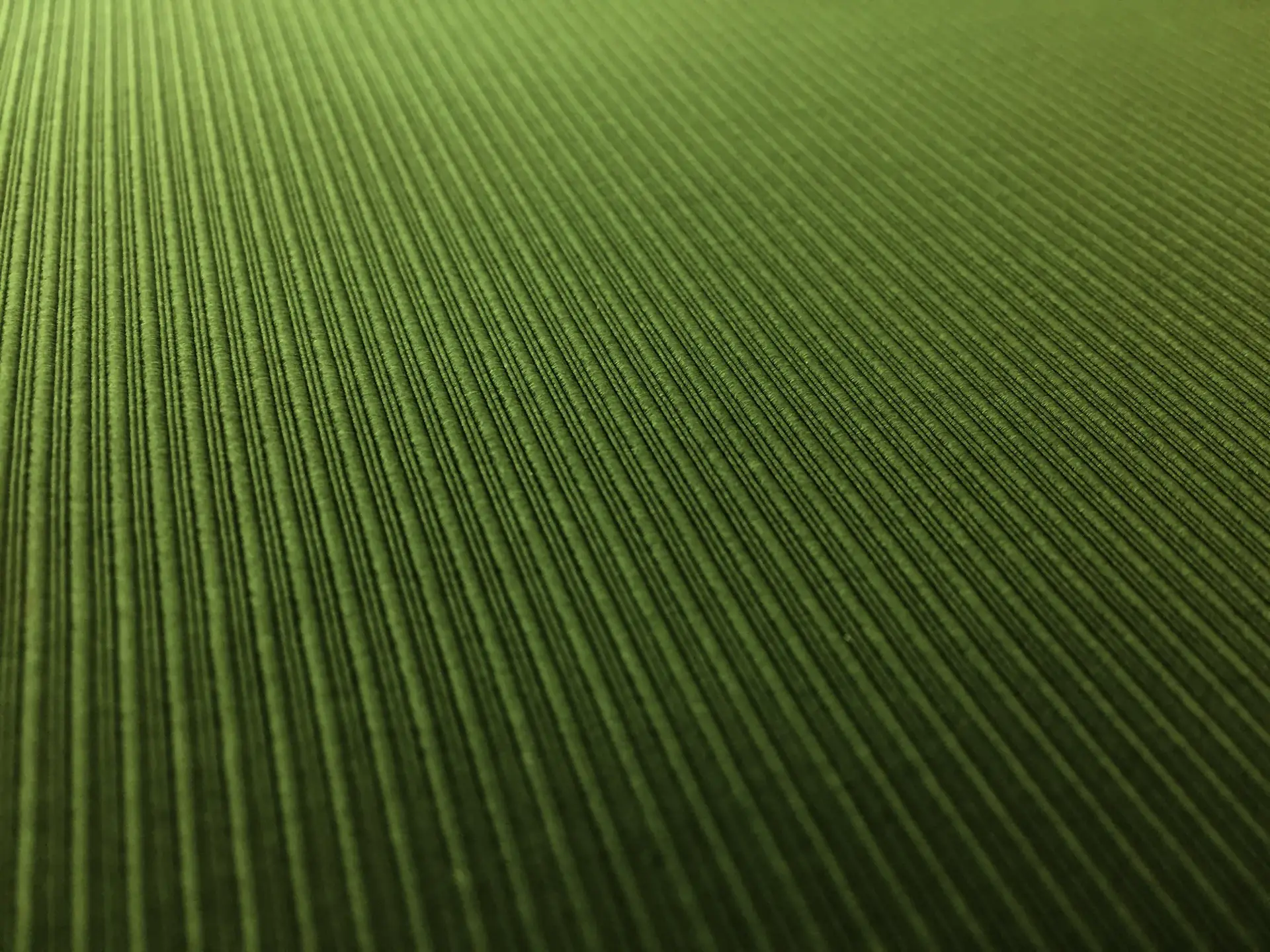 Pure Silk Ottoman in Moss