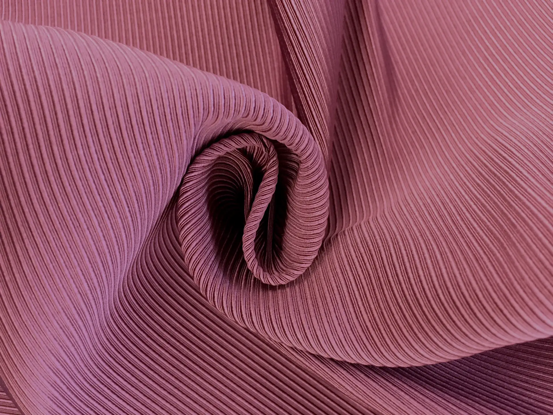Pure Silk Ottoman in Plum