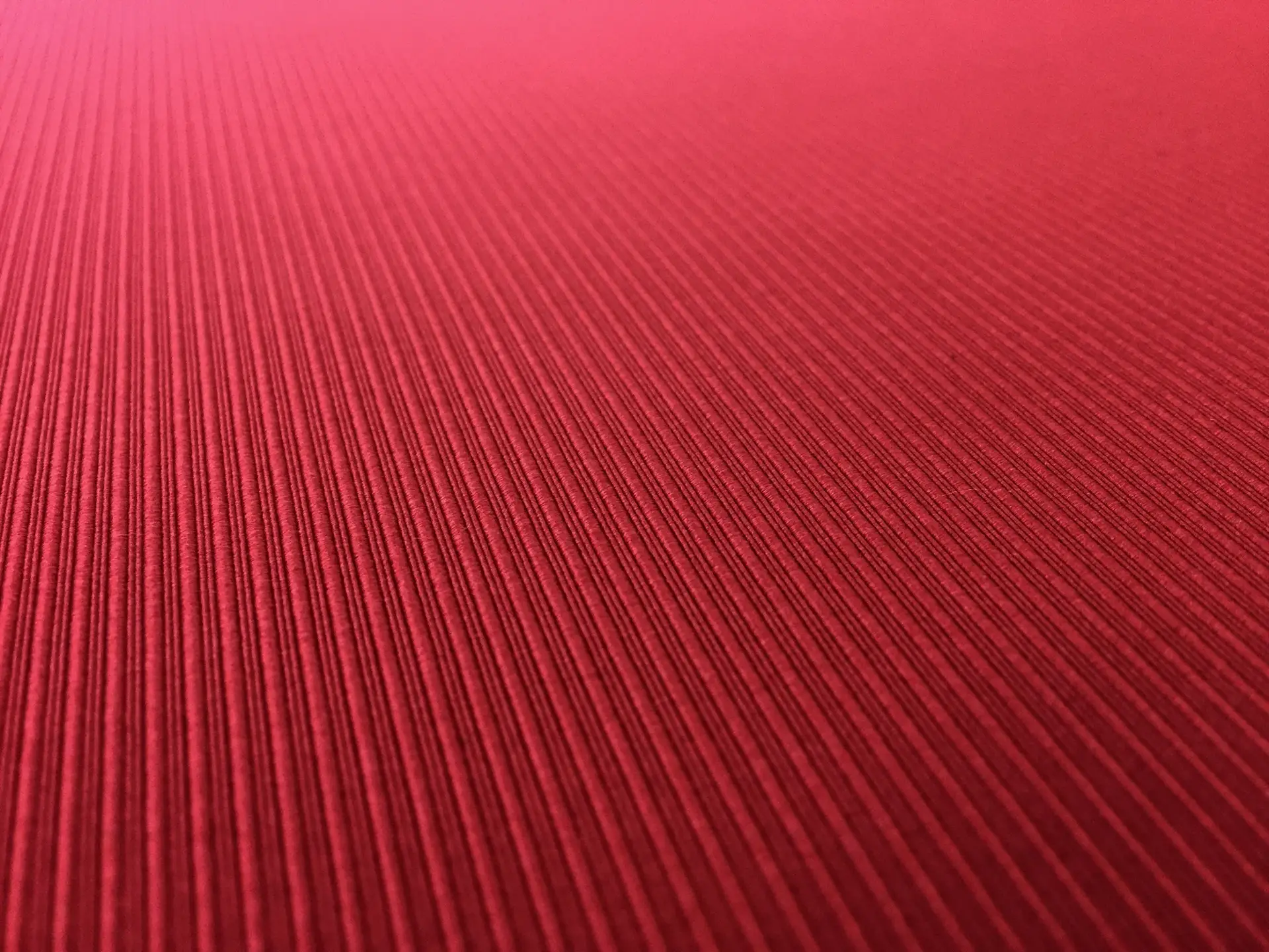 Pure Silk Ottoman in Ruby