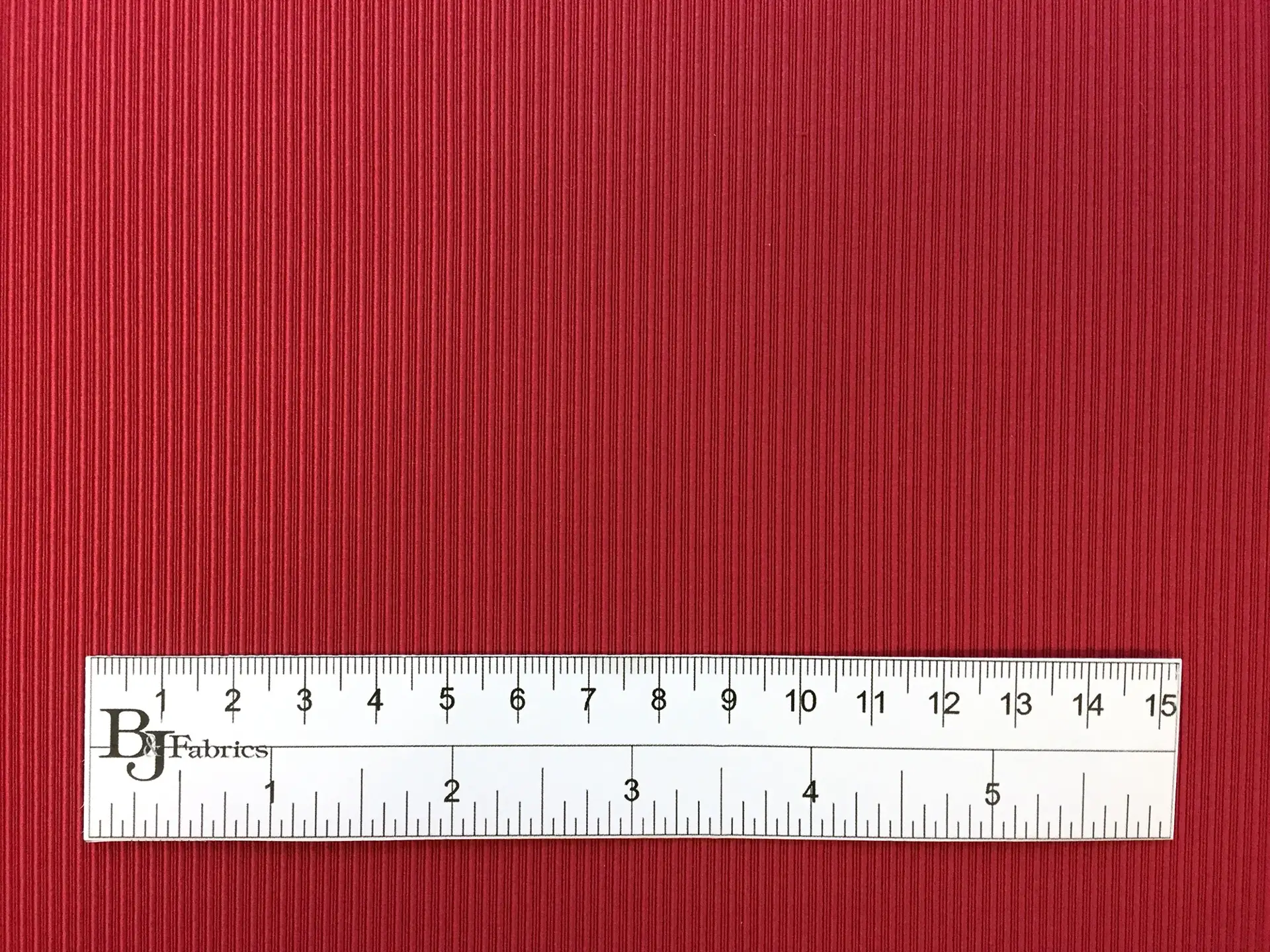 Pure Silk Ottoman in Ruby
