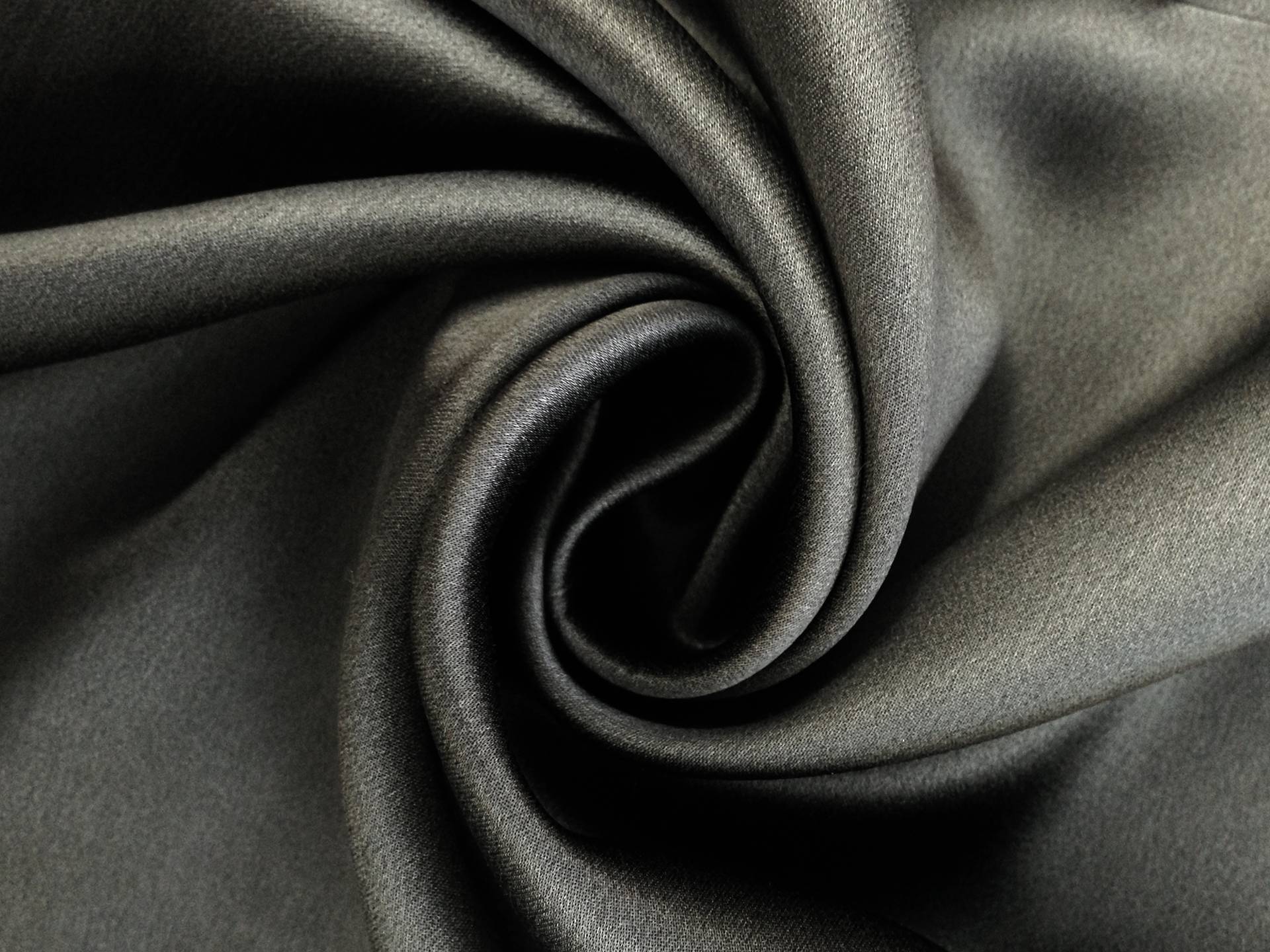Italian Couture Silk Charmeuse in Warm Grey