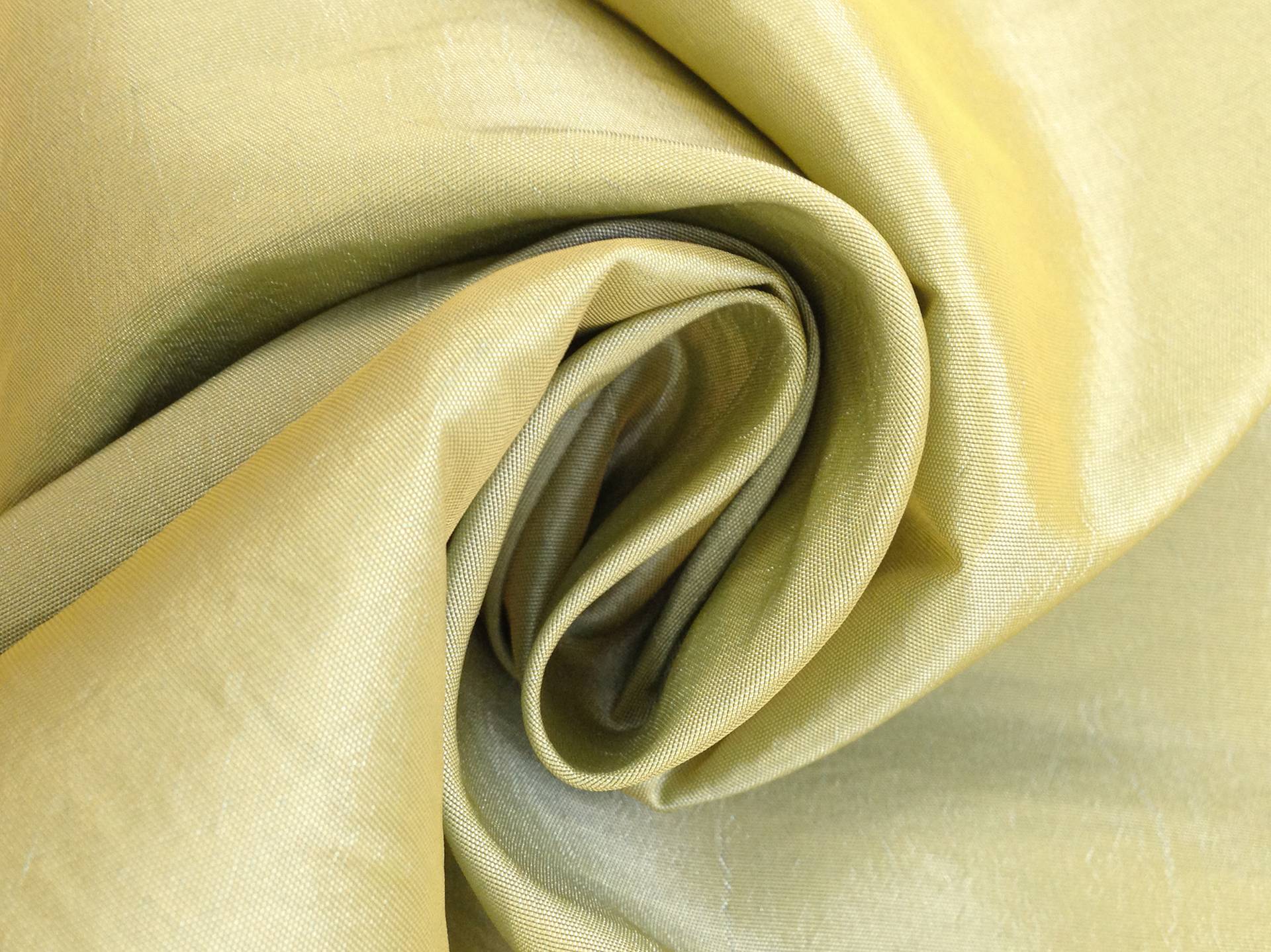 Two Tone Nylon and Polyester Blend Taffeta in Lime and Turquoise