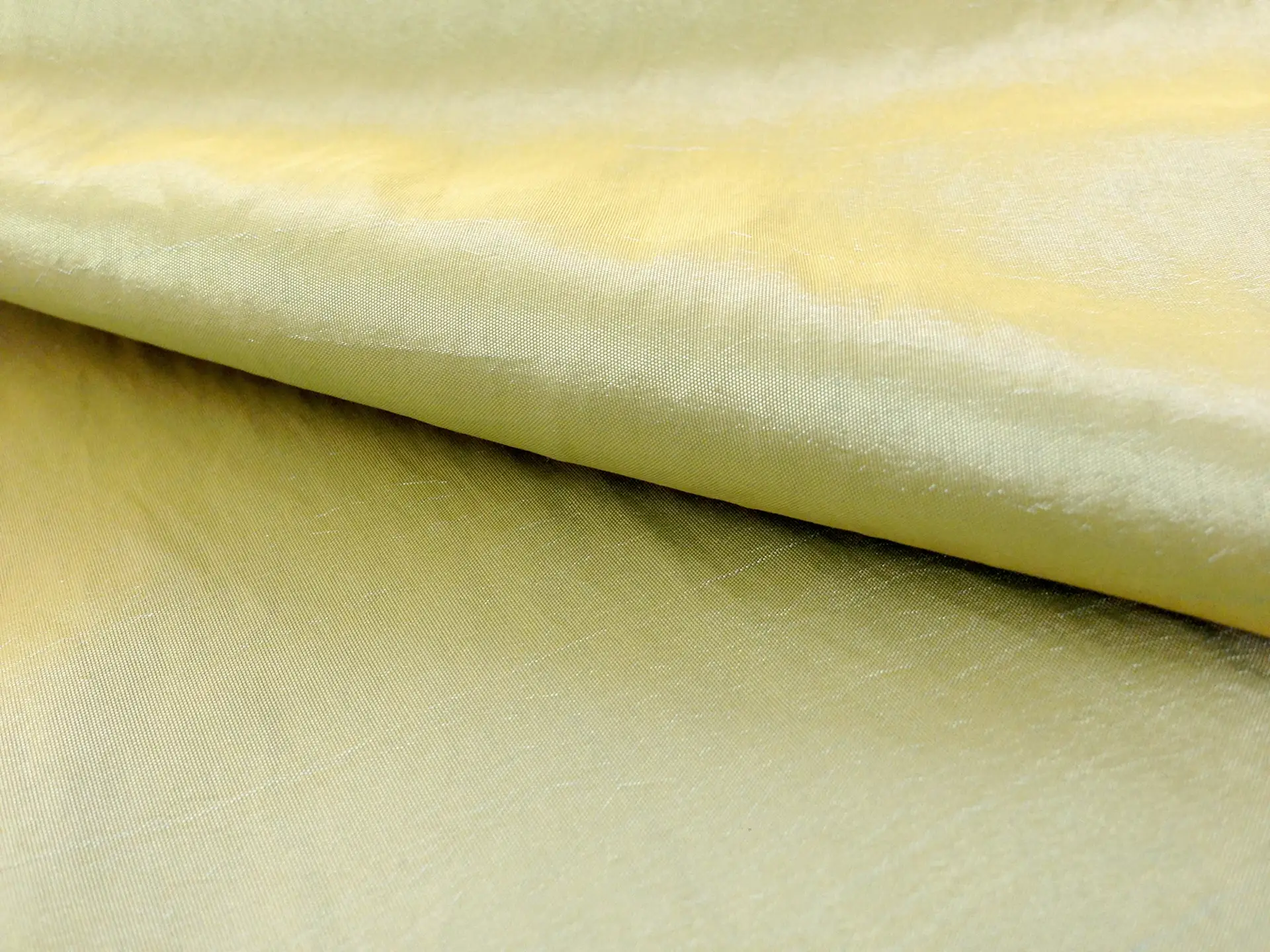 Two Tone Nylon and Polyester Blend Taffeta in Lime and Turquoise