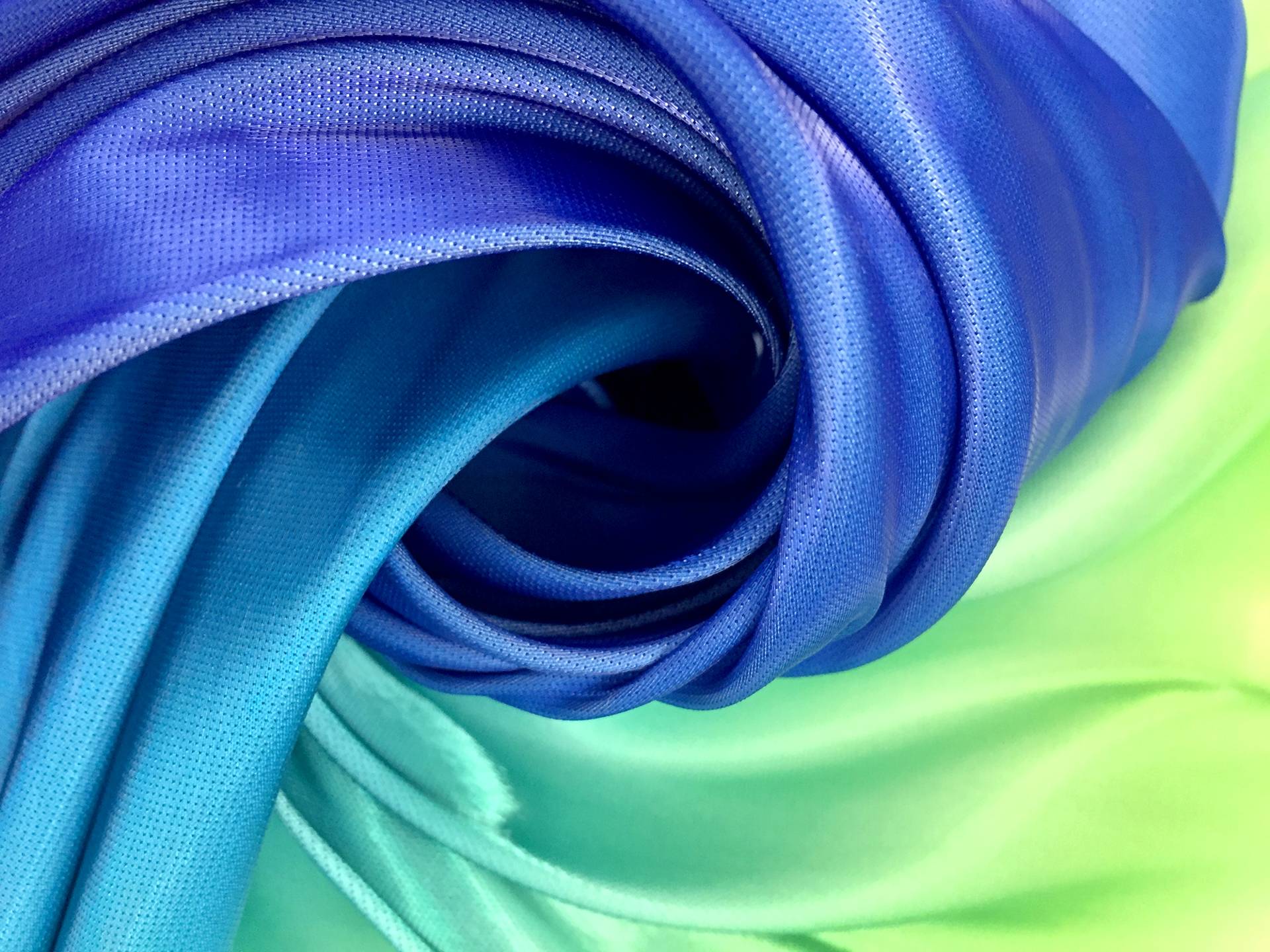Ombre Polyester Liquid Look Satin