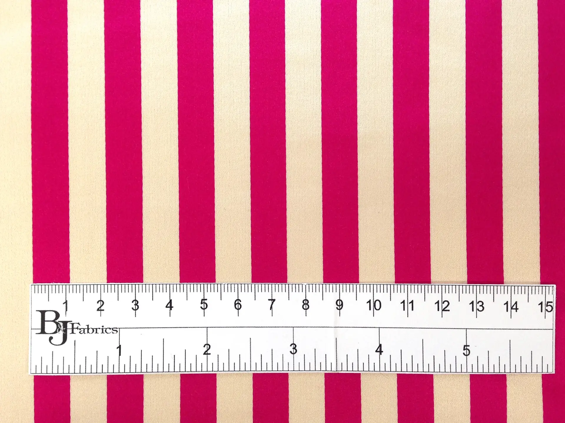 Silk and Cotton Satin Stripe in Pink