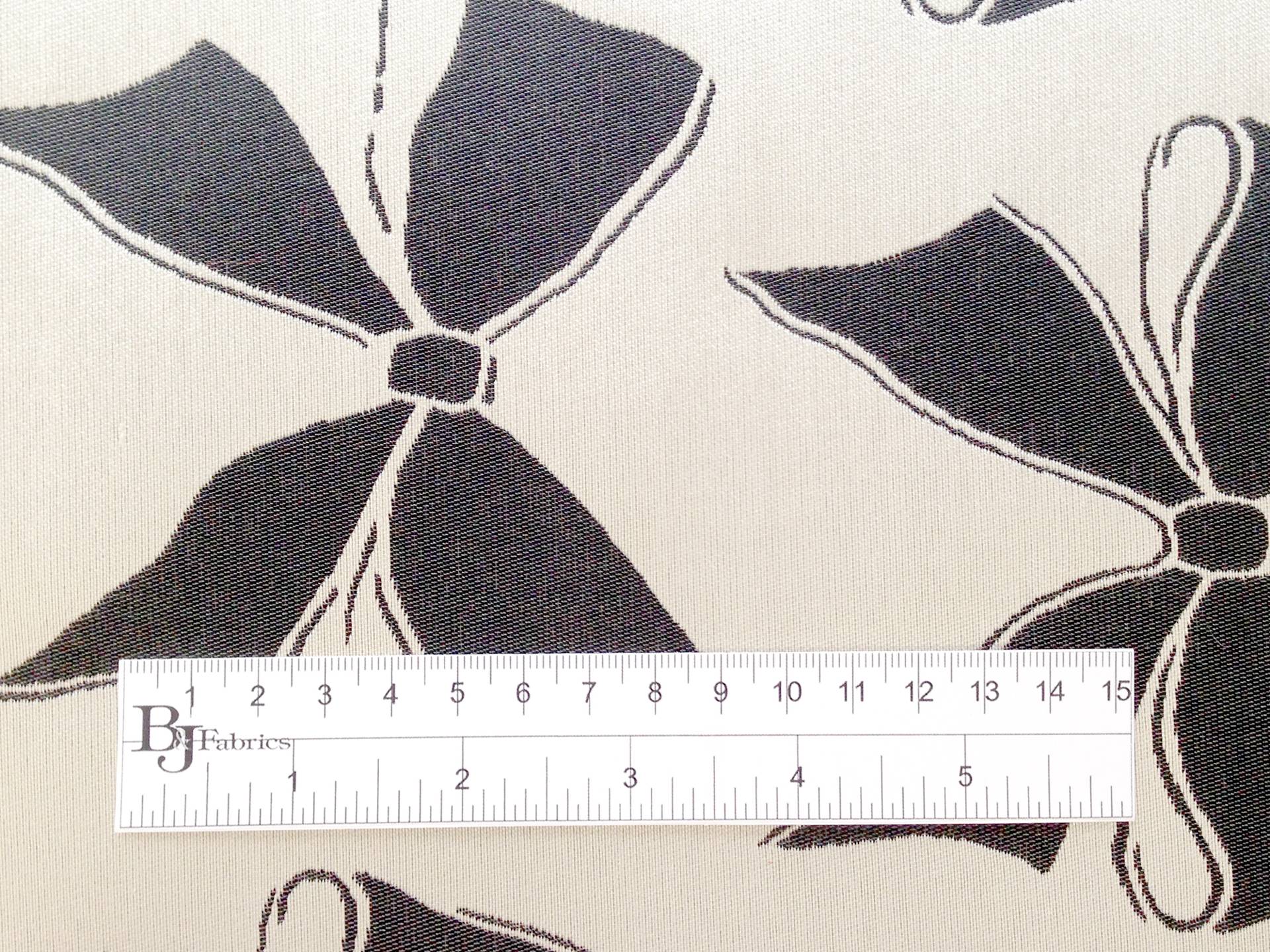 Polyester and Acetate Jacquard with Bows
