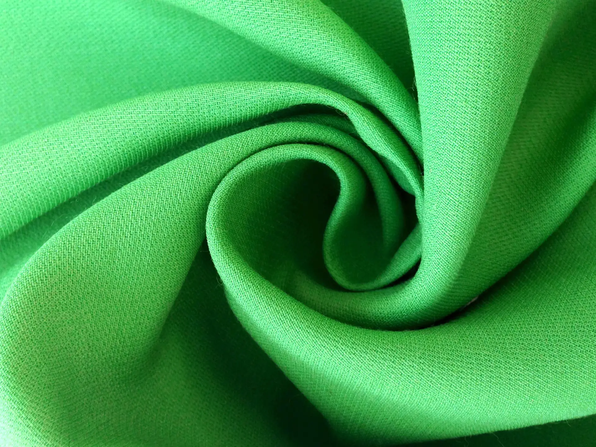 Silk and Wool in Apple Green