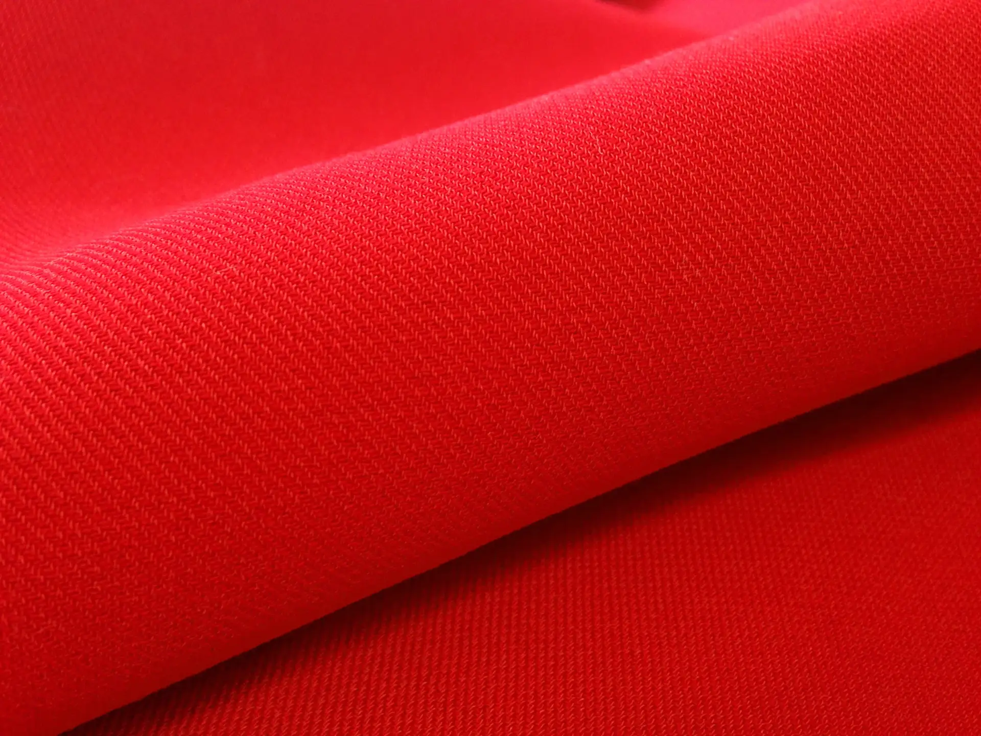 Silk and Wool in Scarlet