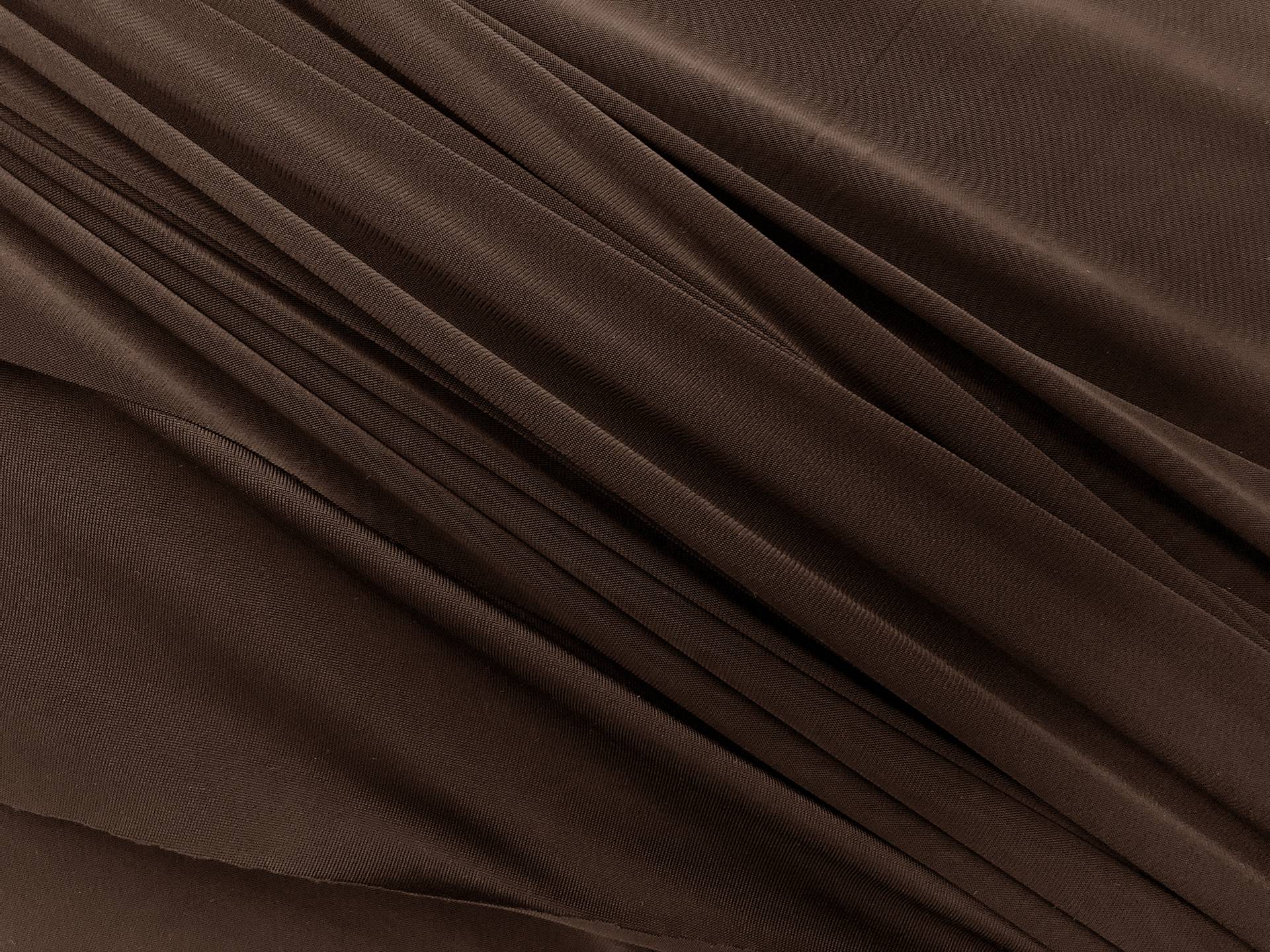 Static Free Poly Blend Jersey Lining in Espresso