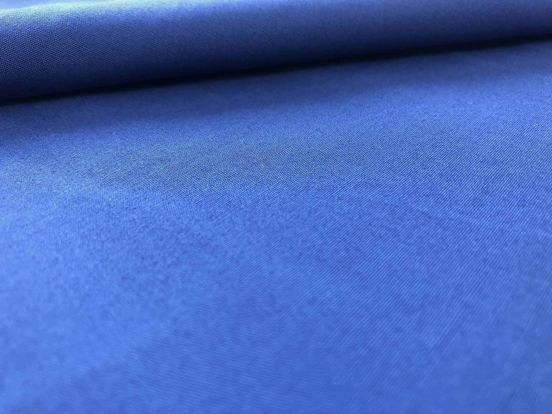 Sustainable Cotton Poplin in Blue