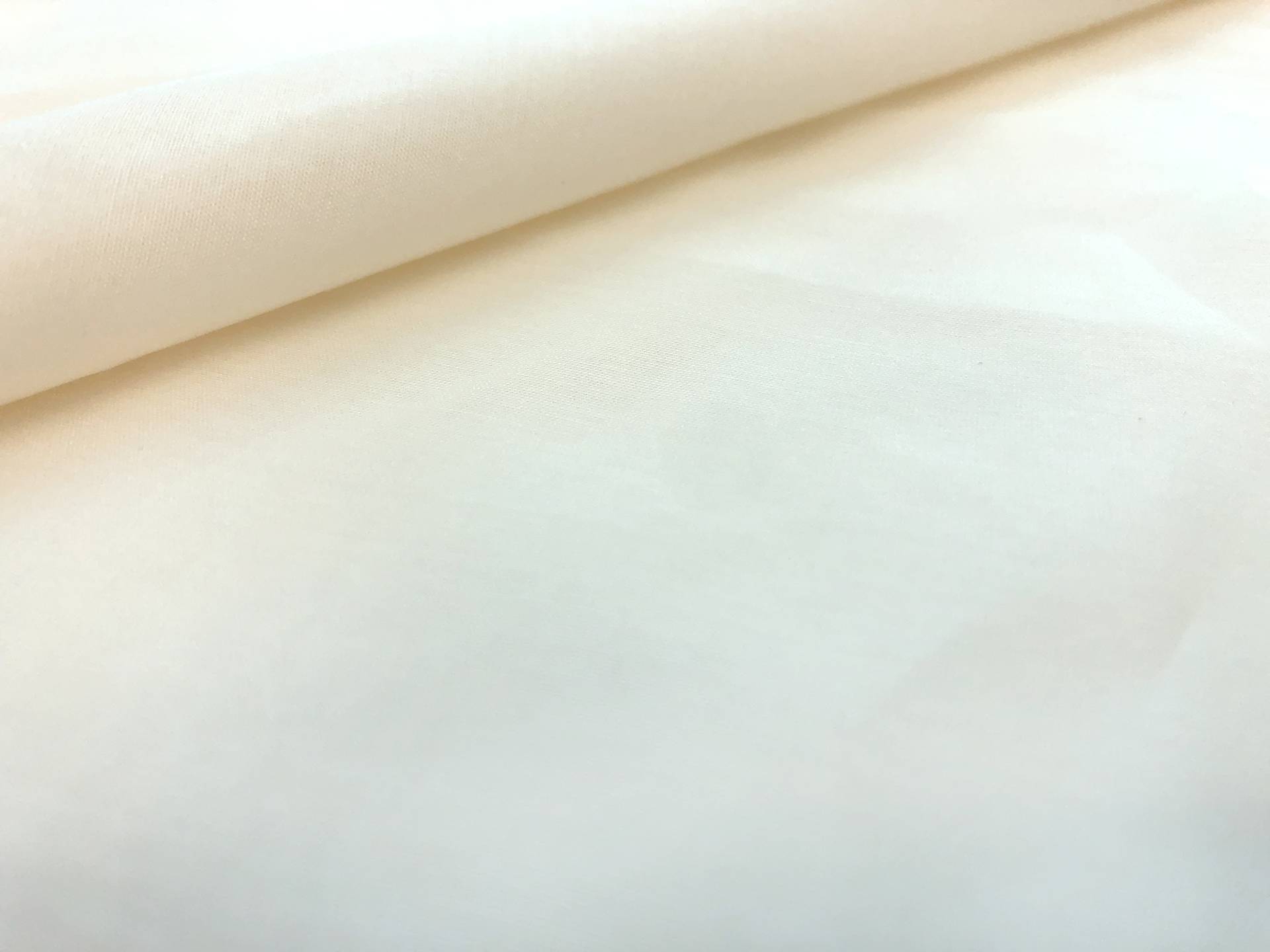 Silk and Cotton Voile in Off White