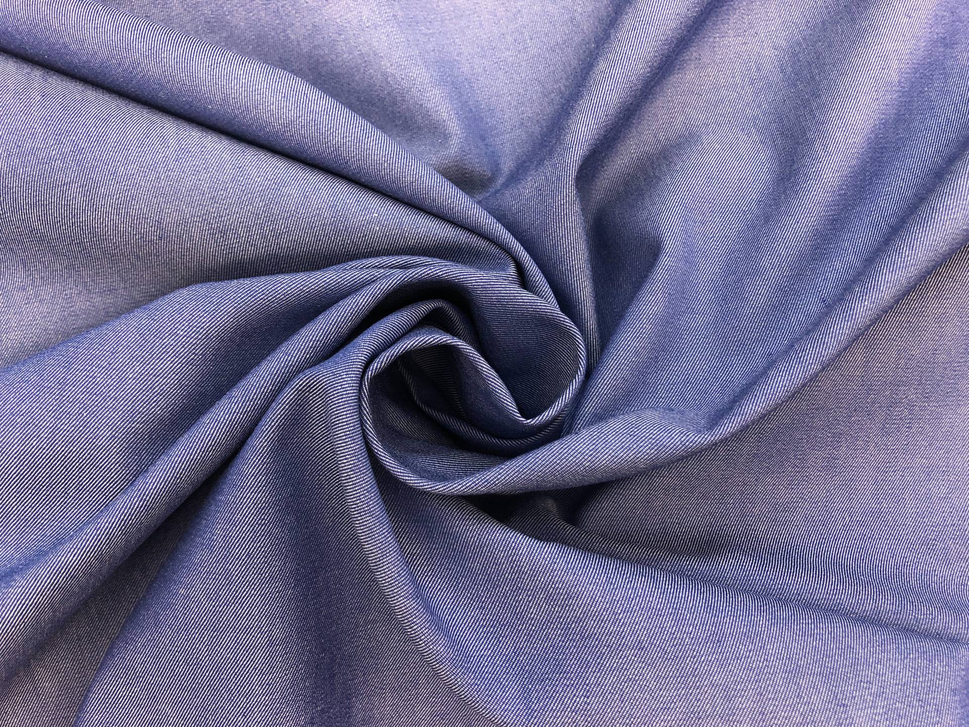 Italian Extra Fine Double Twisted Twill in Bluette