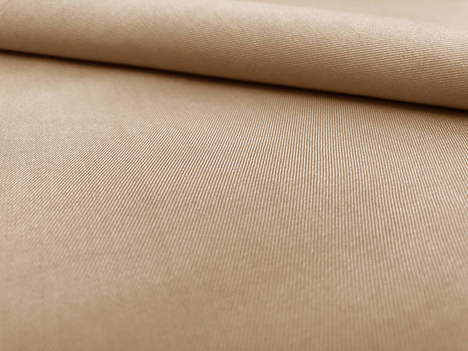 Italian Extra Fine Double Twisted Twill in Khaki