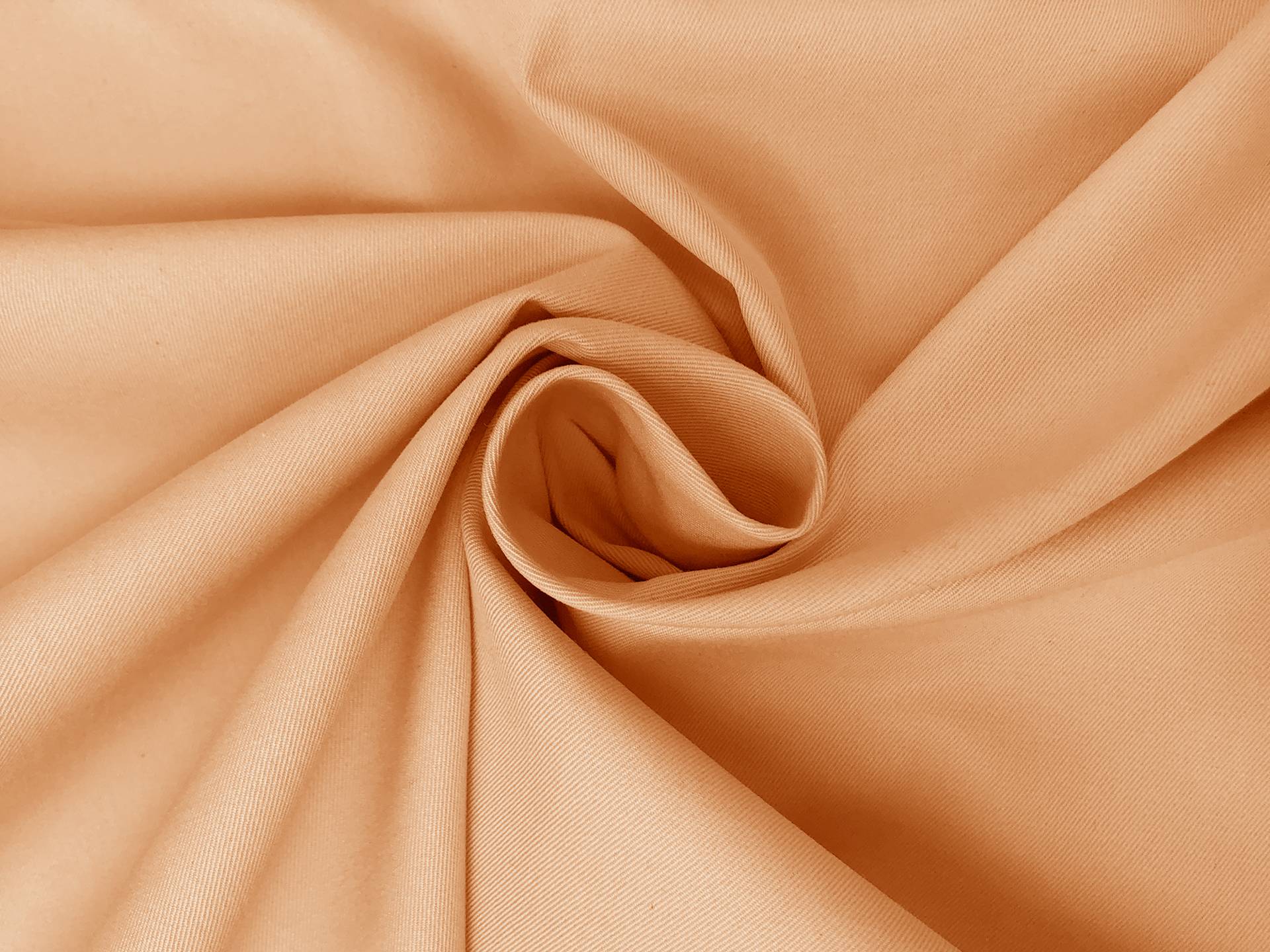 Italian Extra Fine Double Twisted Twill in Apricot
