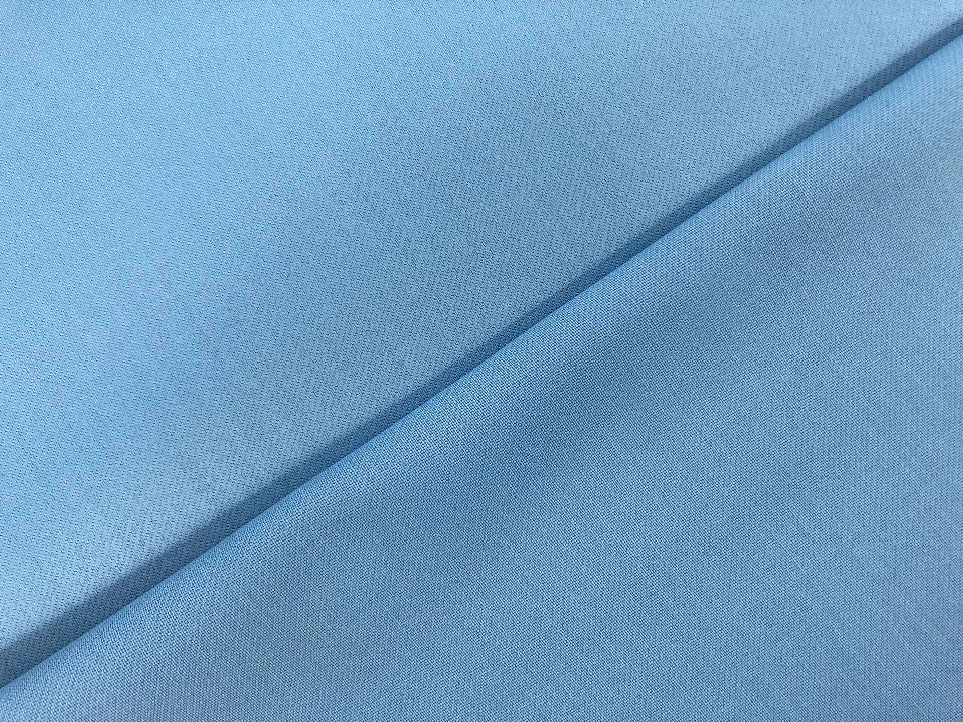 Italian Wool Satin Faille in Celeste