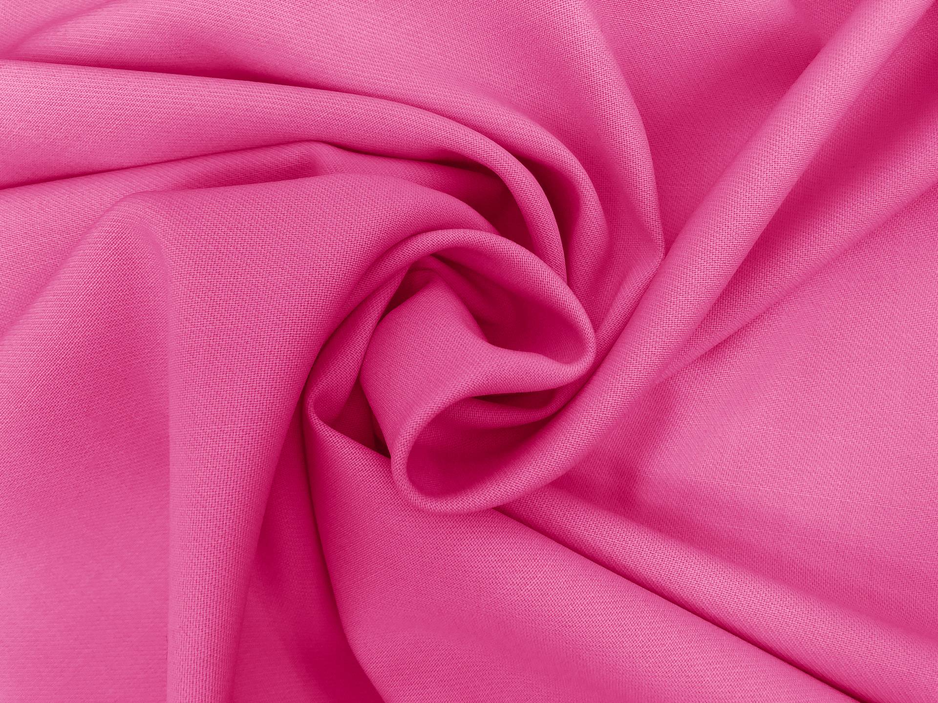 Italian Wool Satin Faille in Hot Pink