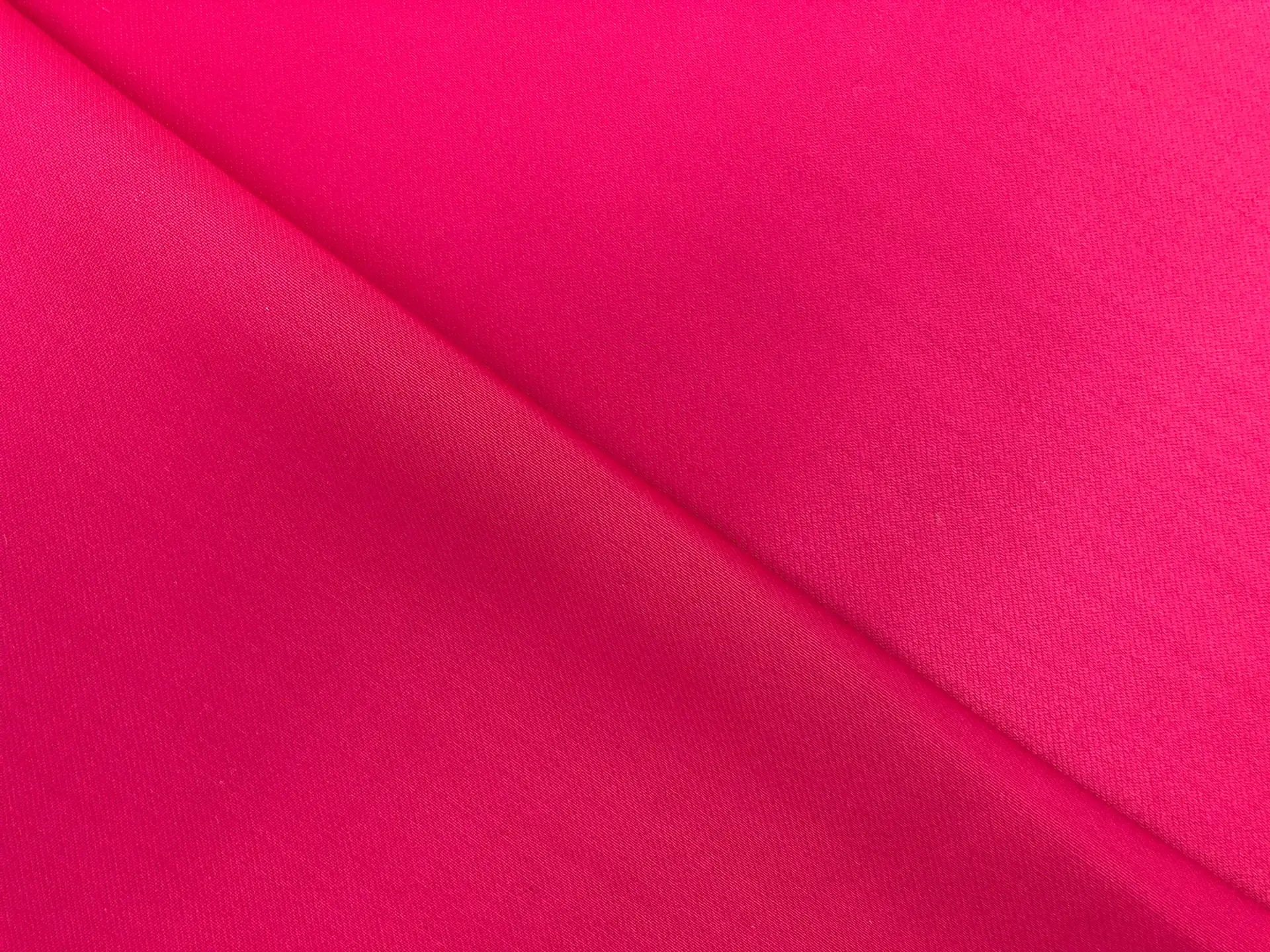 Italian Wool Satin Faille in Magenta Pink