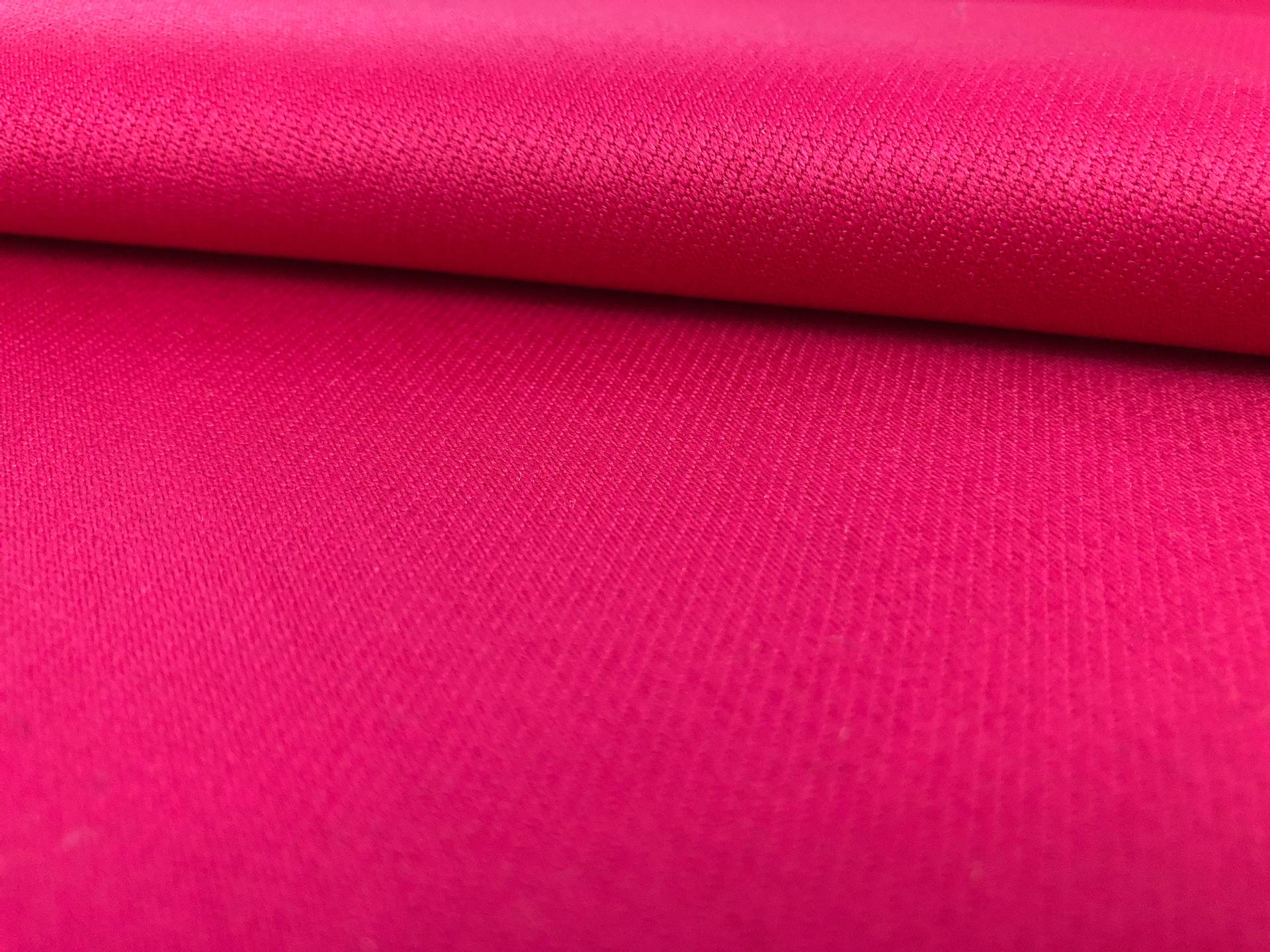Italian Wool Satin Faille in Magenta Pink