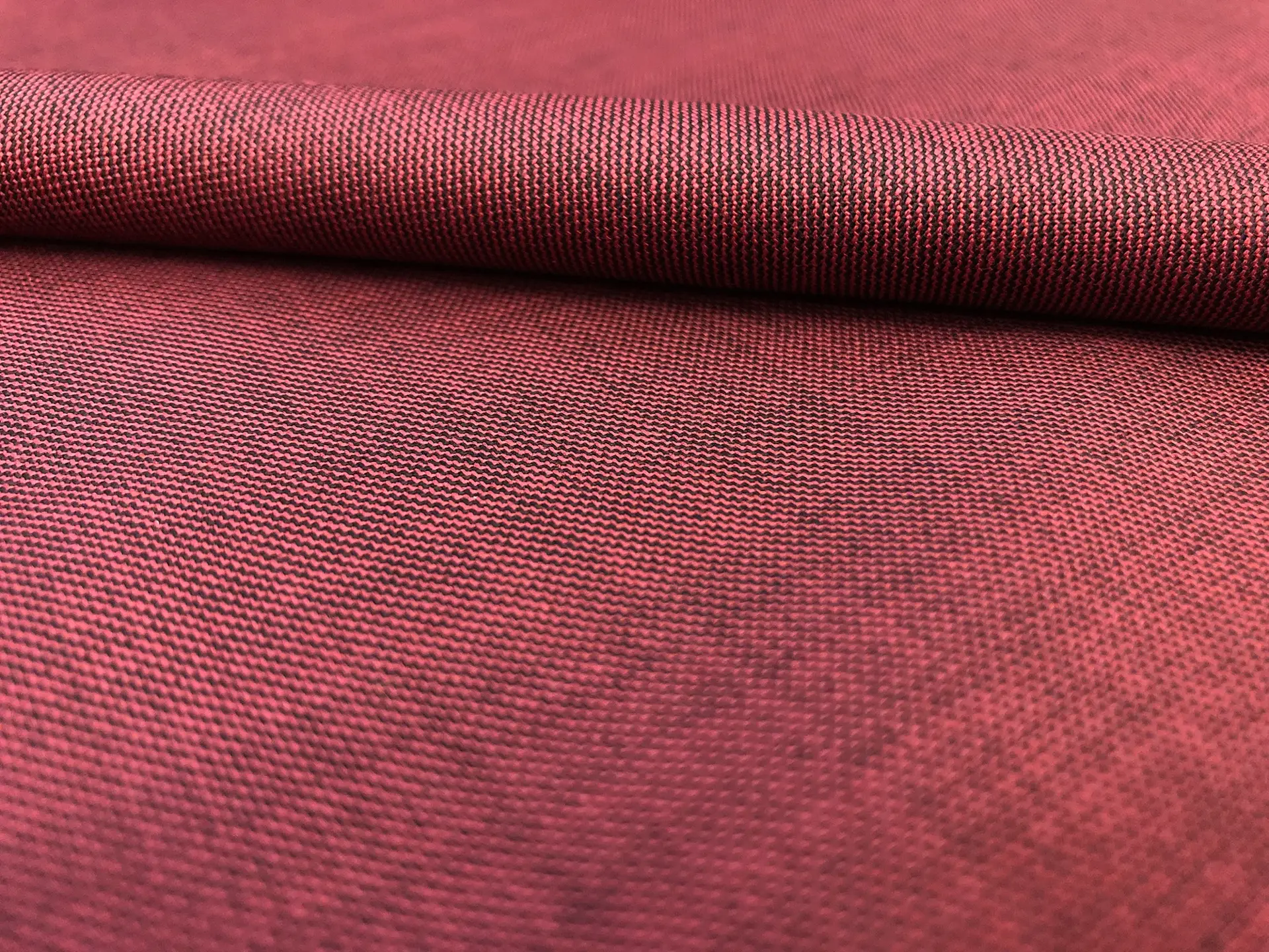 Italian Two Toned Wool Suiting in Bordeaux
