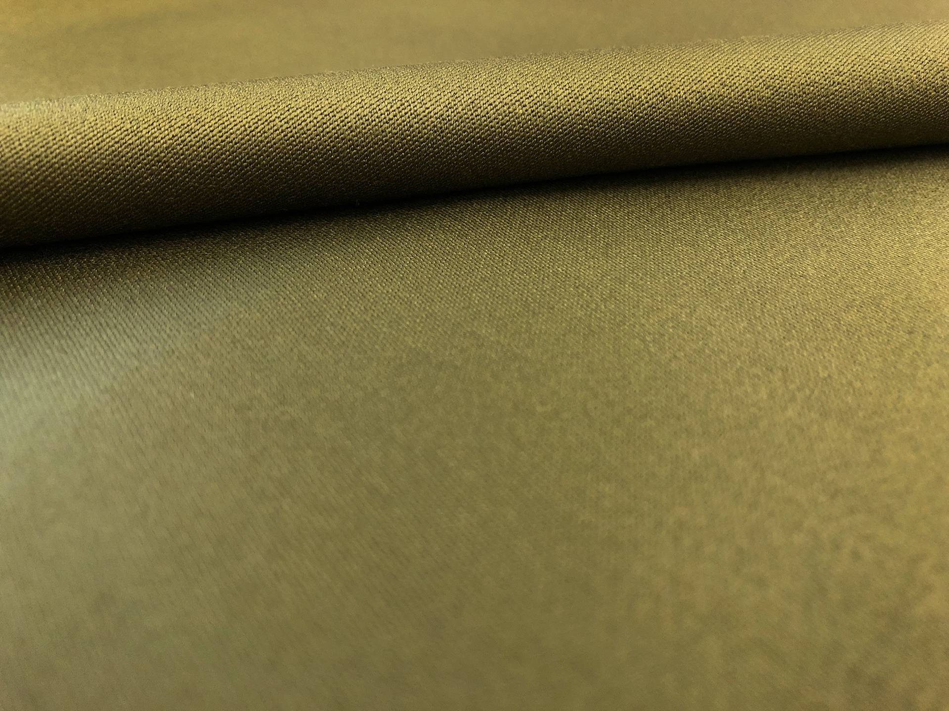 Wool & Cashmere Satin Suiting in Olive