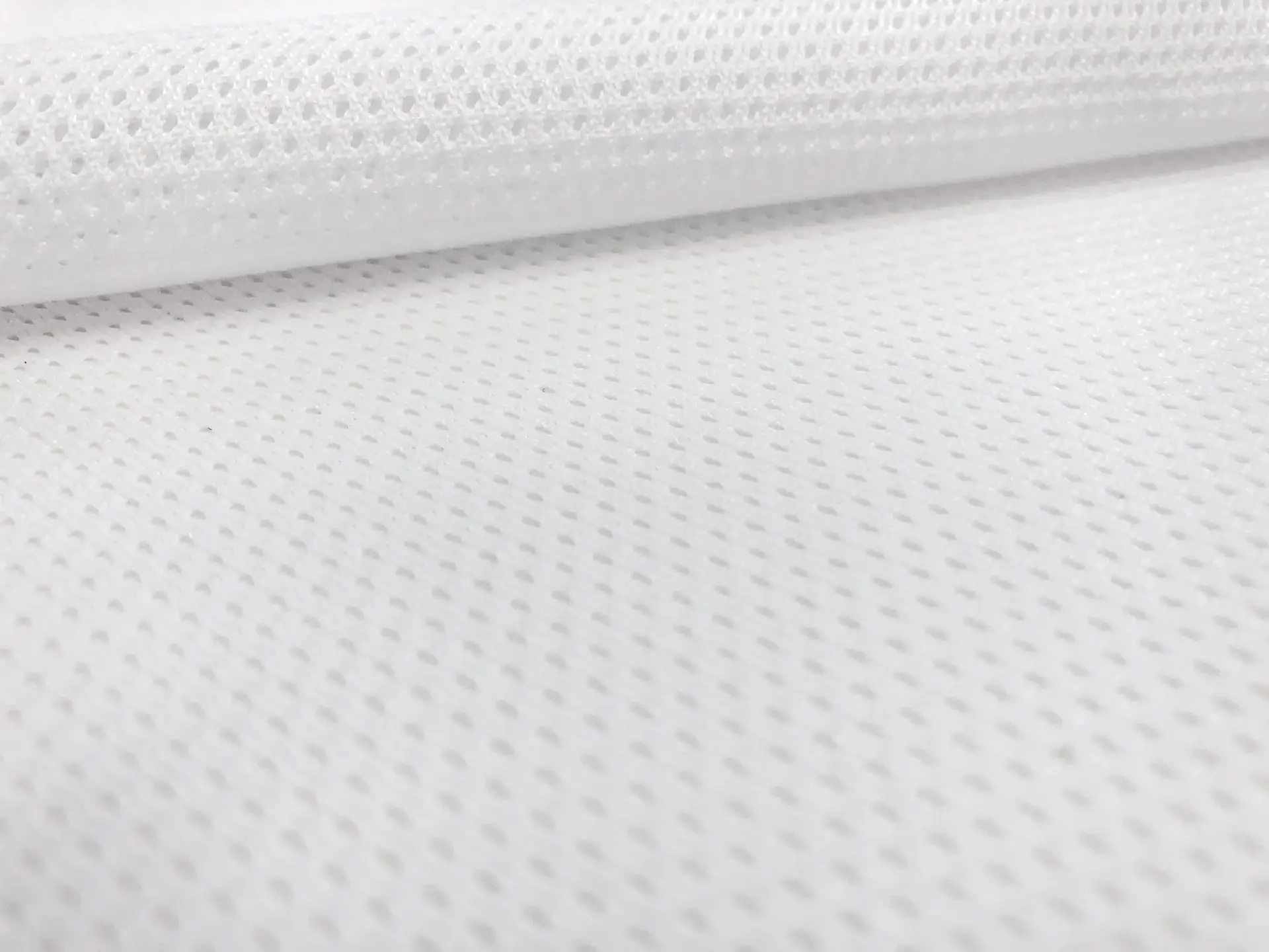 Knit Mesh in White