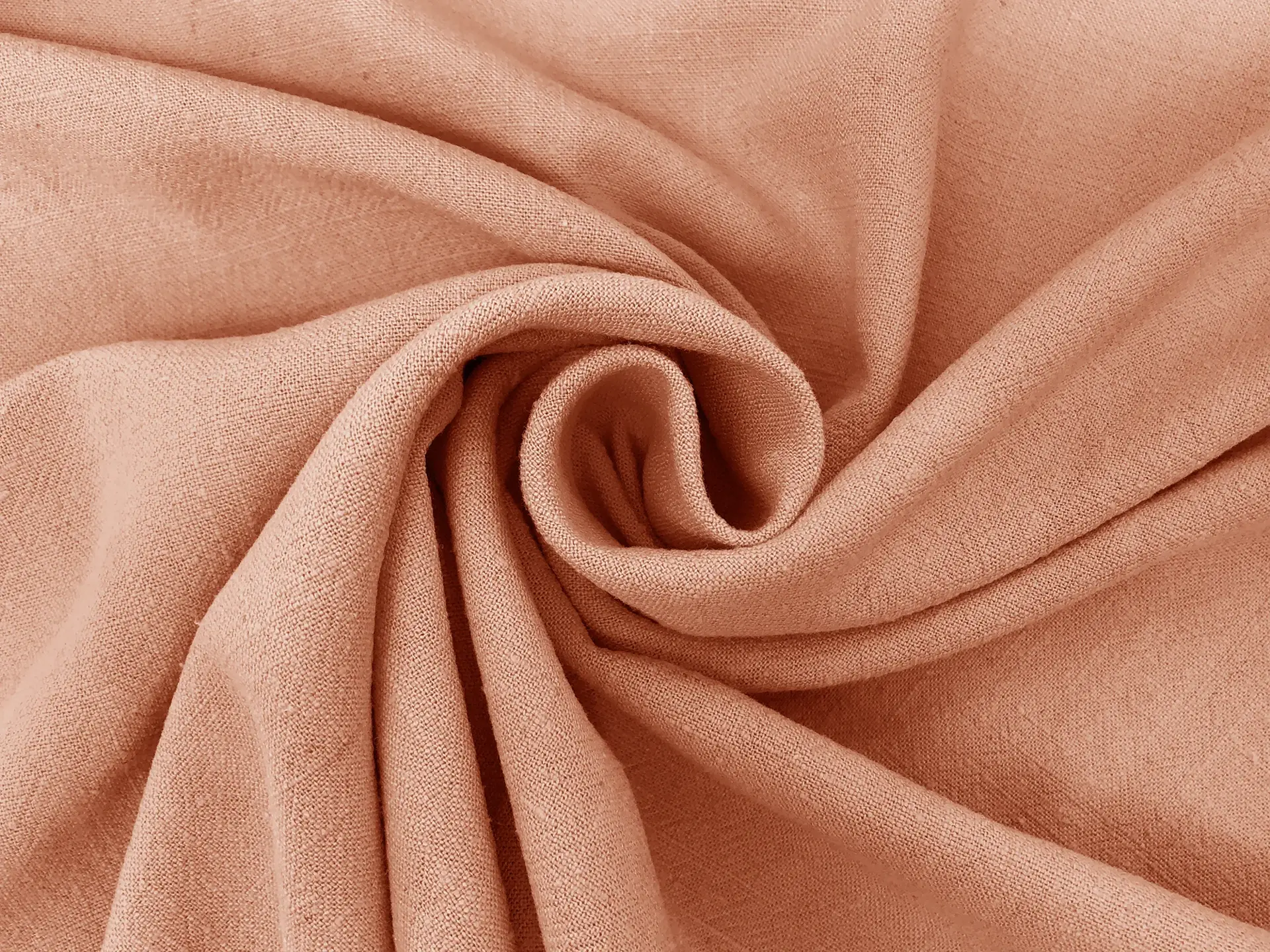 Sustainable Viscose Linen Blend Noil in Blush