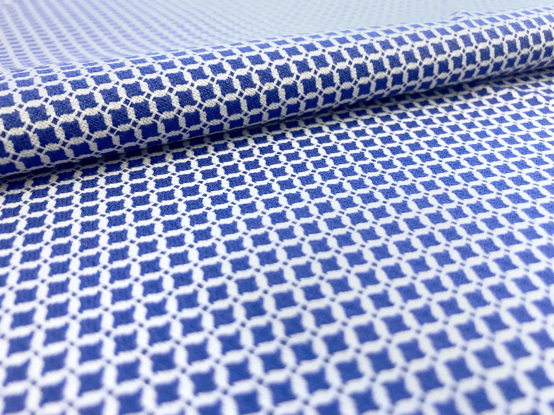 Italian Wool Novelty Dobby Suiting in Blueberry