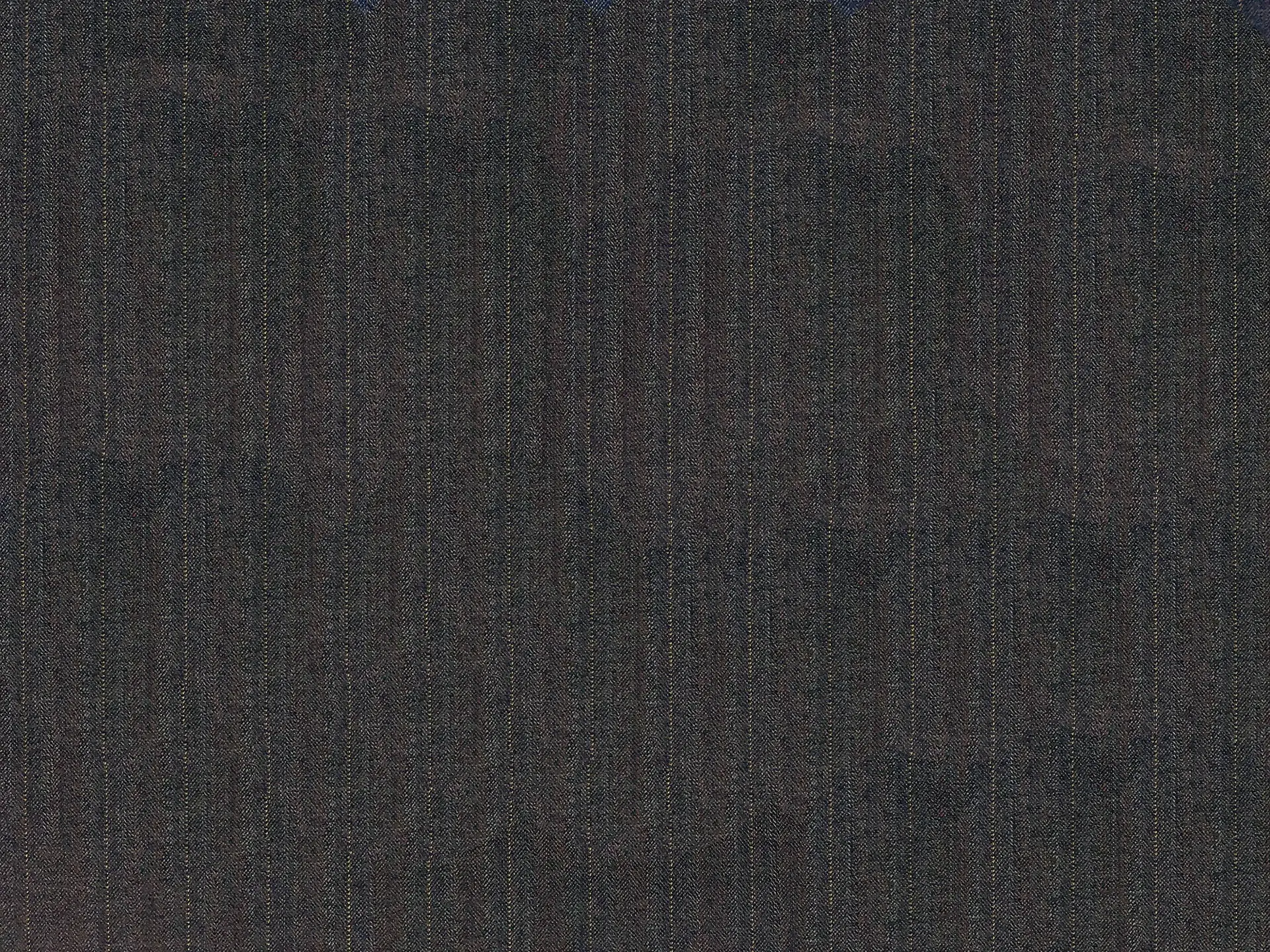 Wool Hairline Stripe Suiting in Grey
