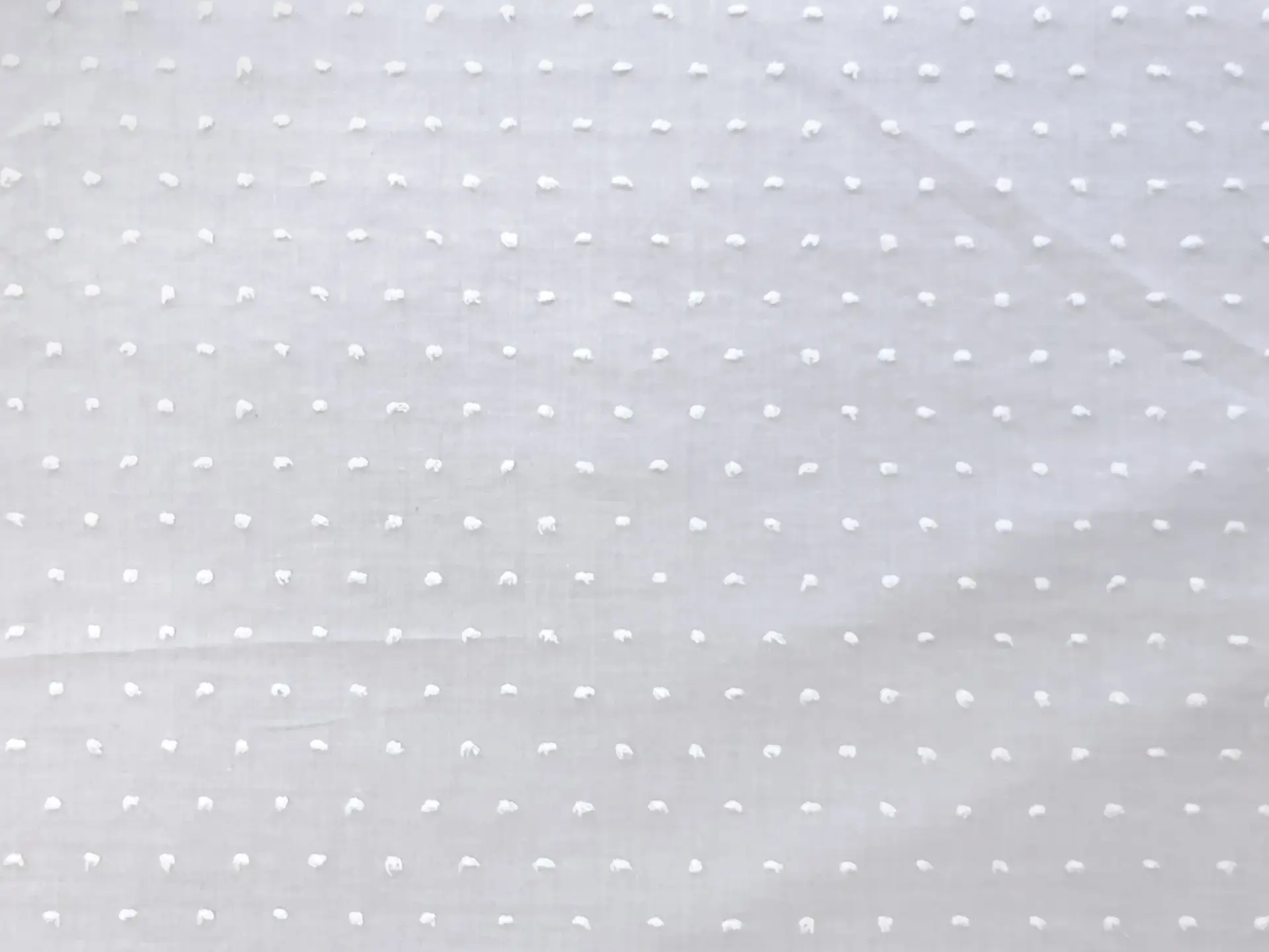 Cotton Poly Swiss Dot in Pearl Grey